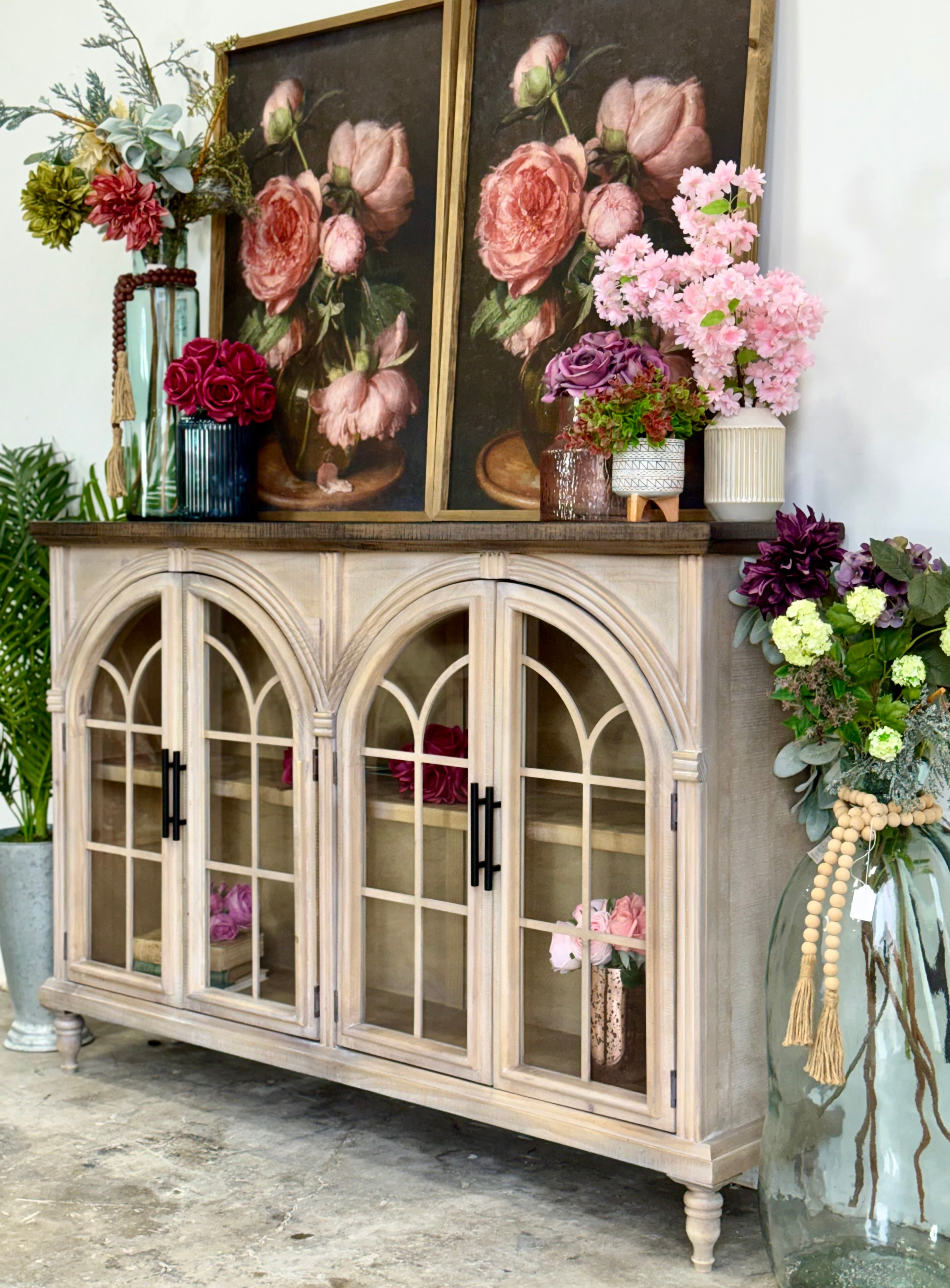 Colette Console-Soft Drift/Honeywood