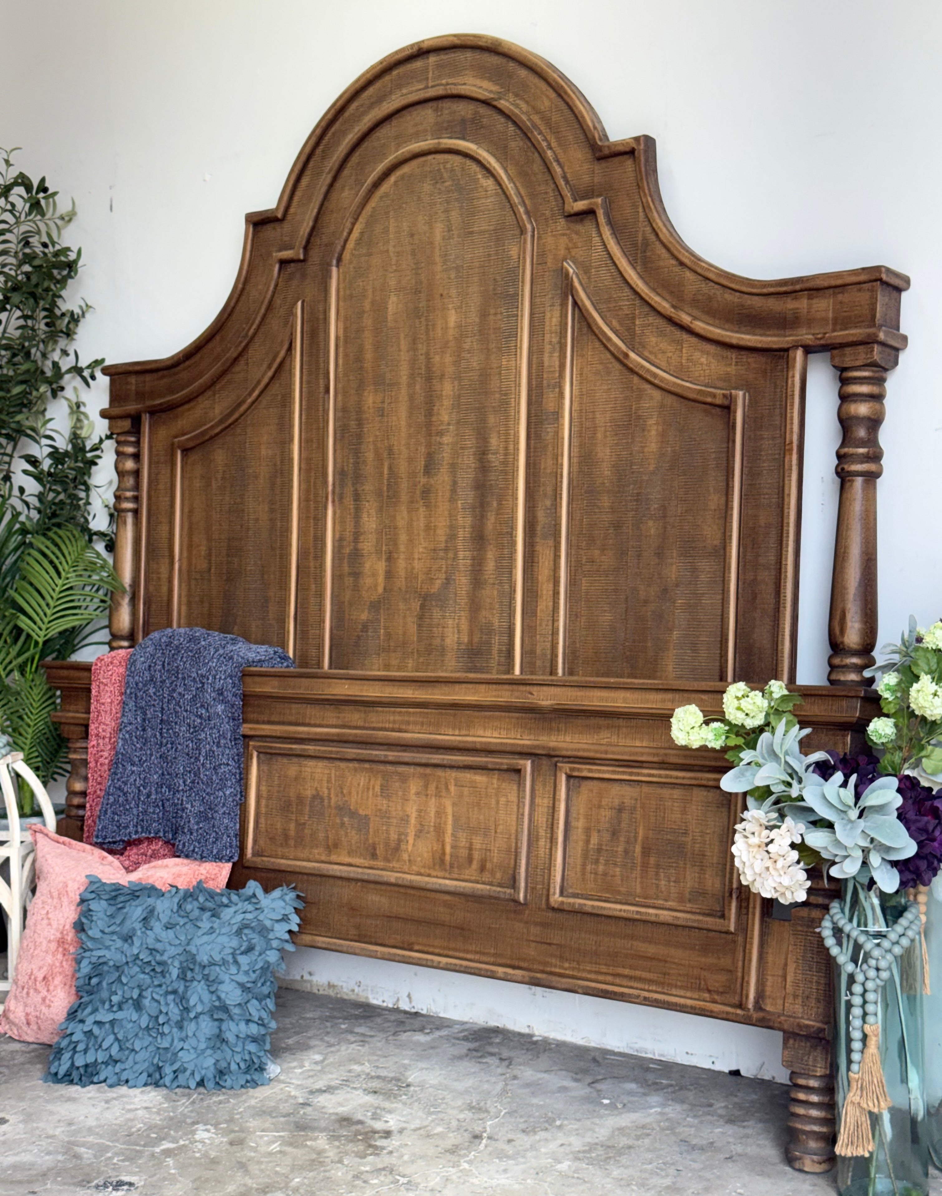 Madison King Bed-Timber