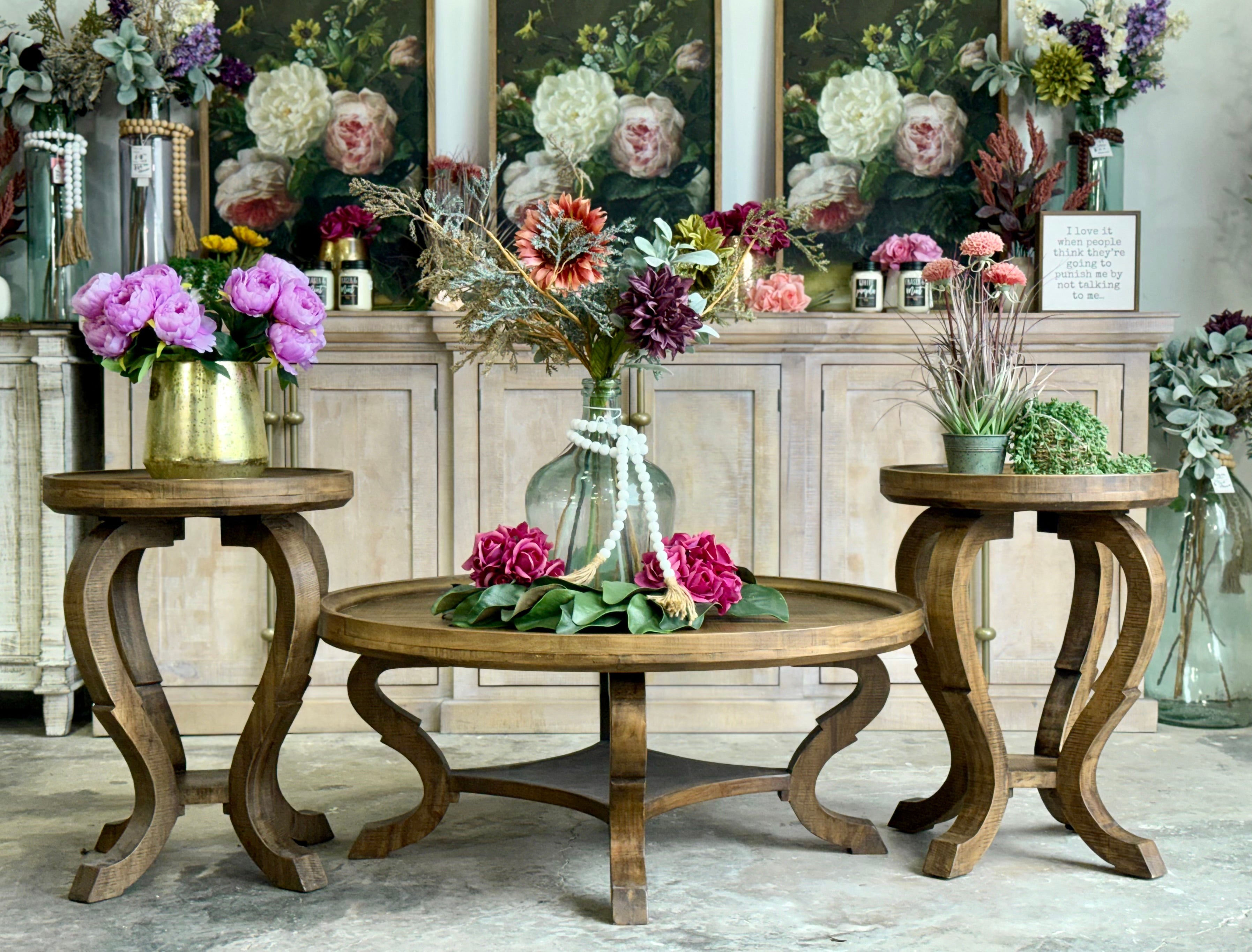 Delaney Round Coffee Table-Timber™