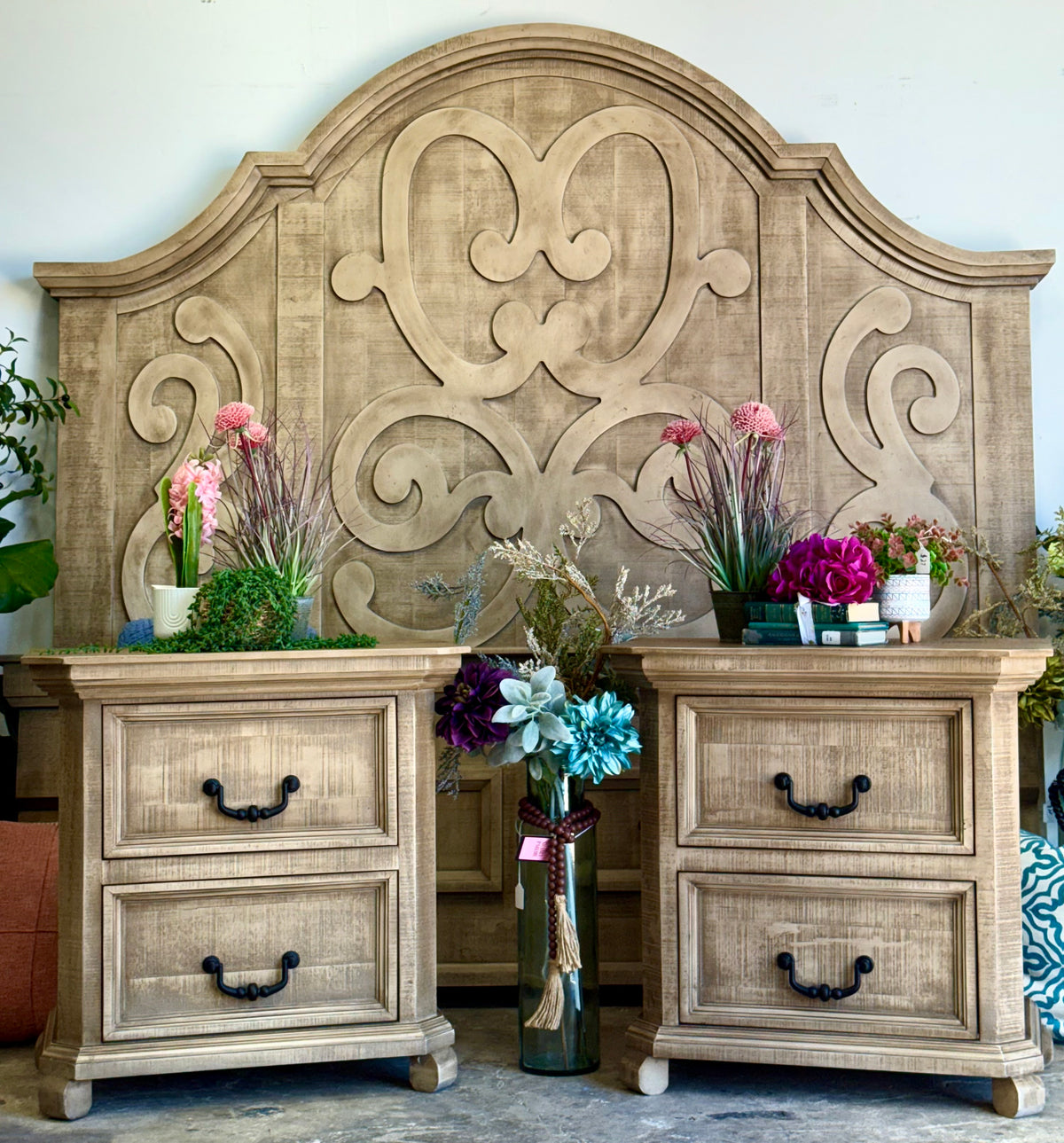 Harper Nightstand- Cappuccino