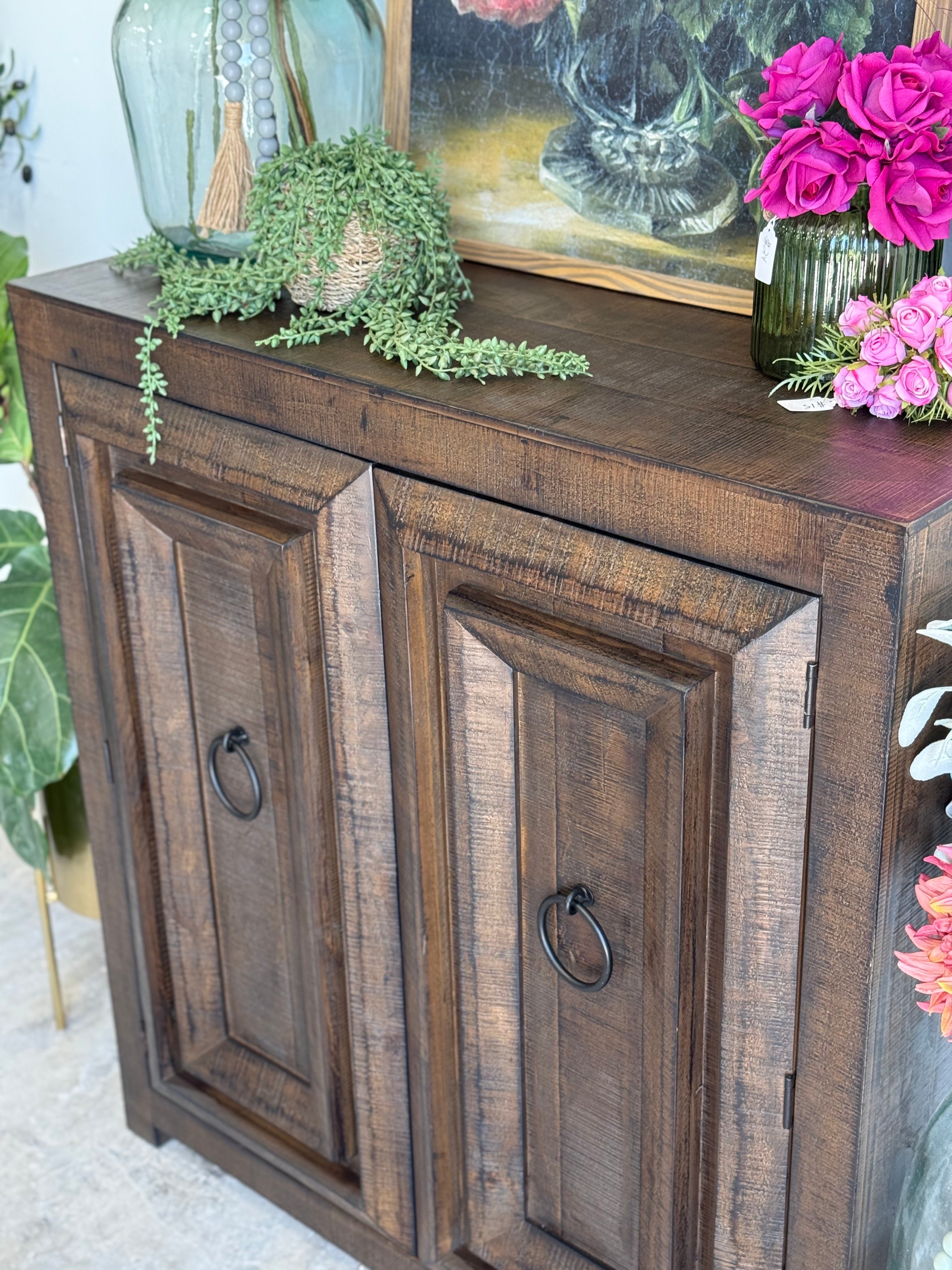 Imperial 2 Door Cabinet- Honeywood