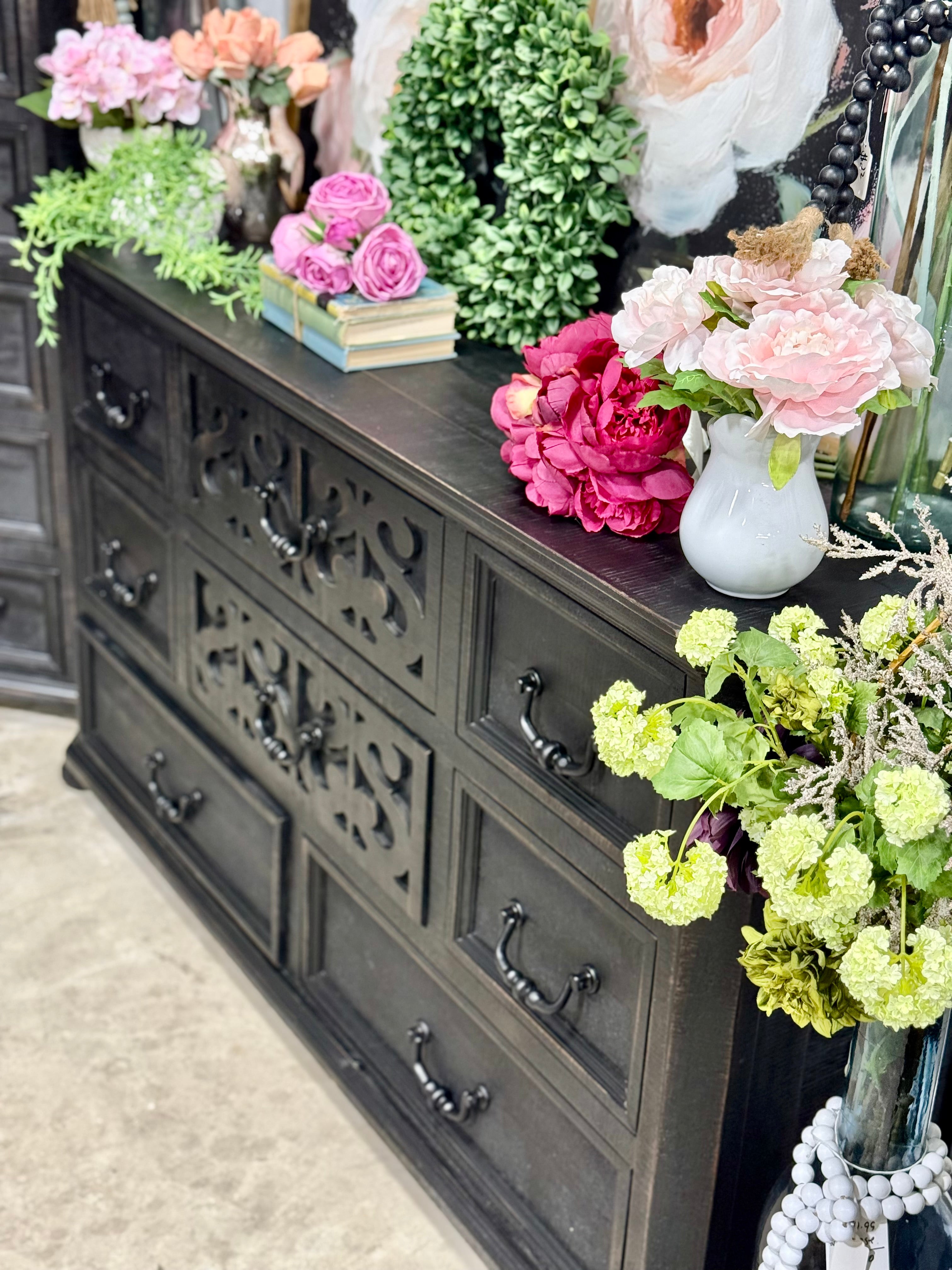 Harper Dresser-Handrubbed Black