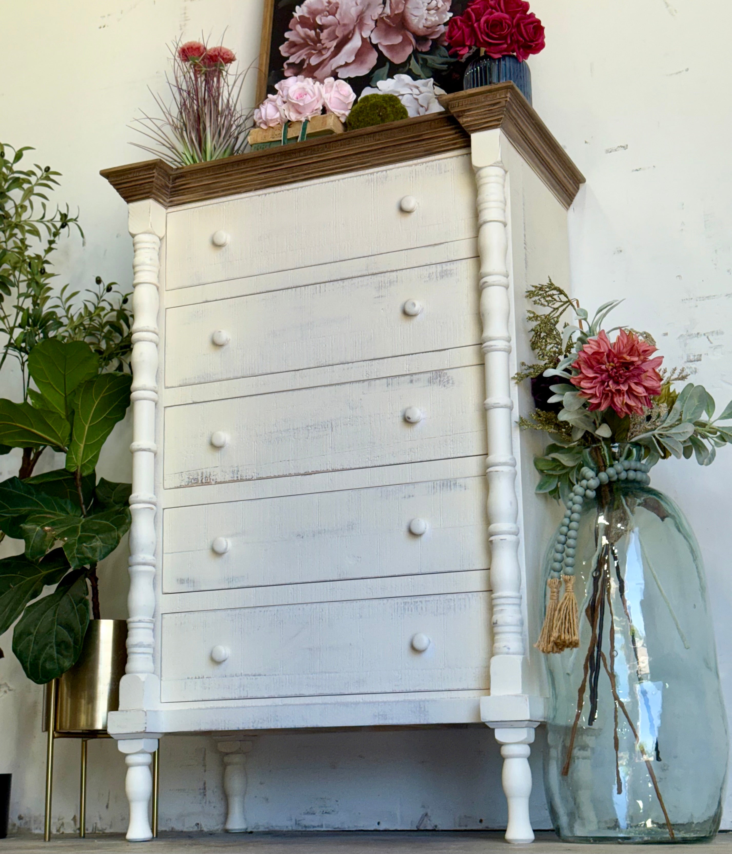 Madison Chest of Drawer-Creamy Linen™/Sandstone