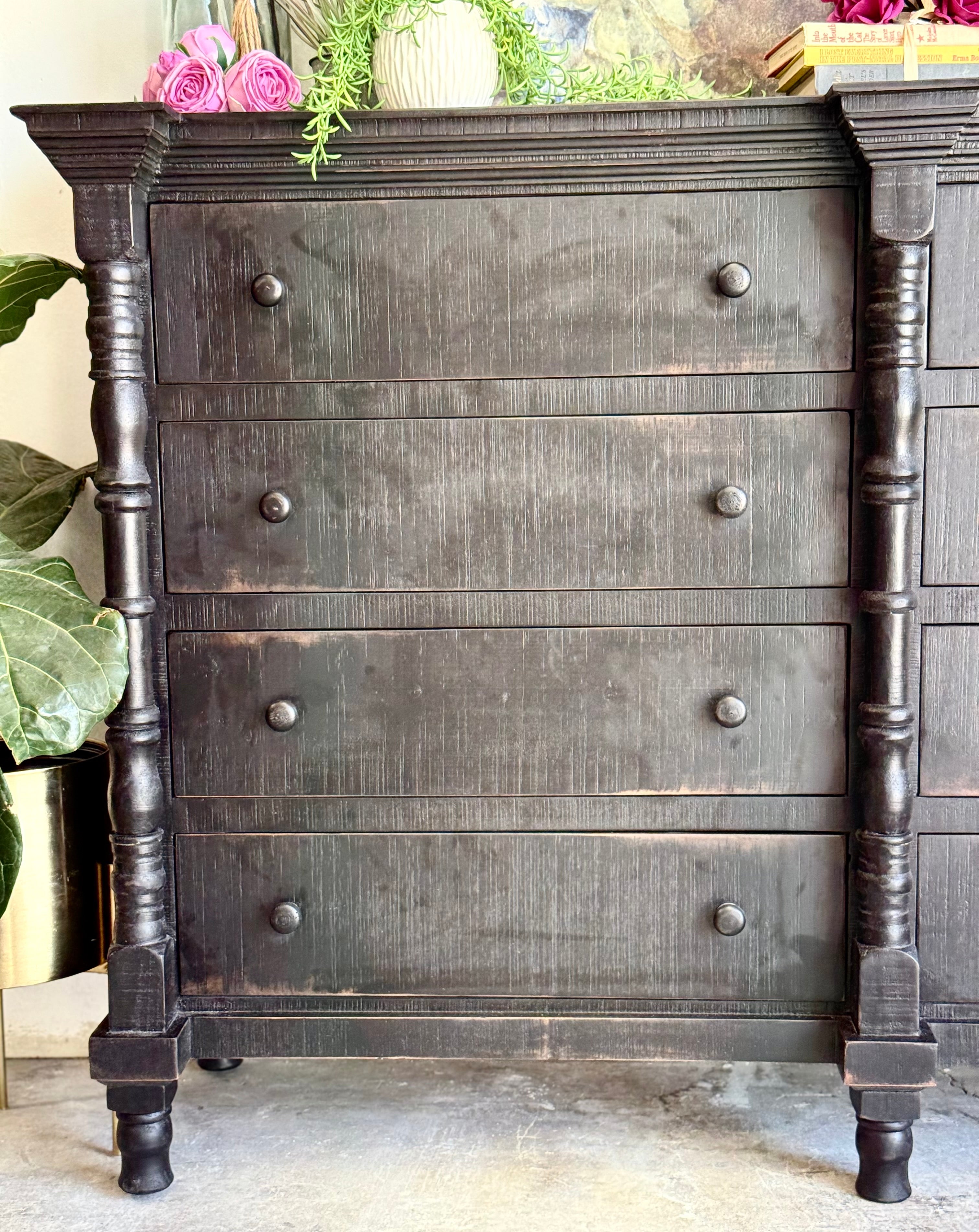 Madison Dresser-Handrubbed Black