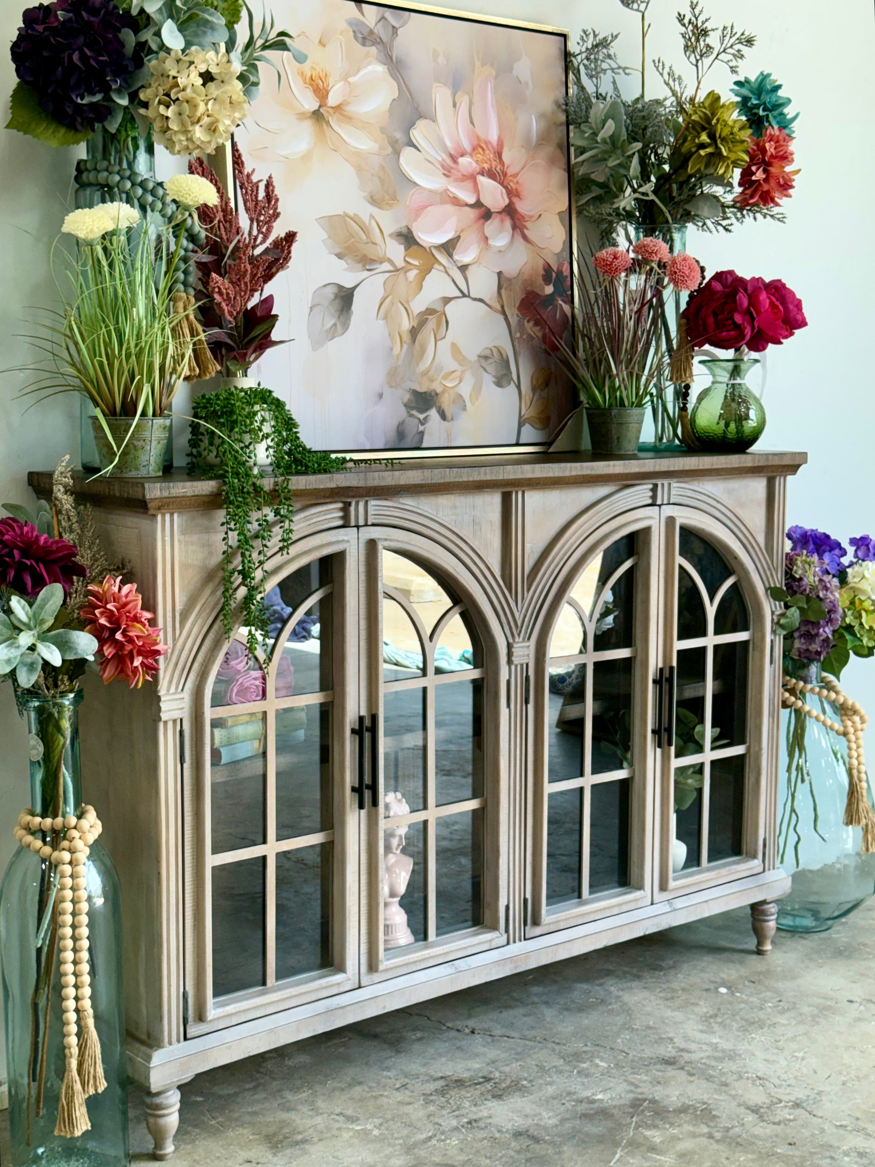 Colette Console-Soft Drift/Honeywood Top/Interior
