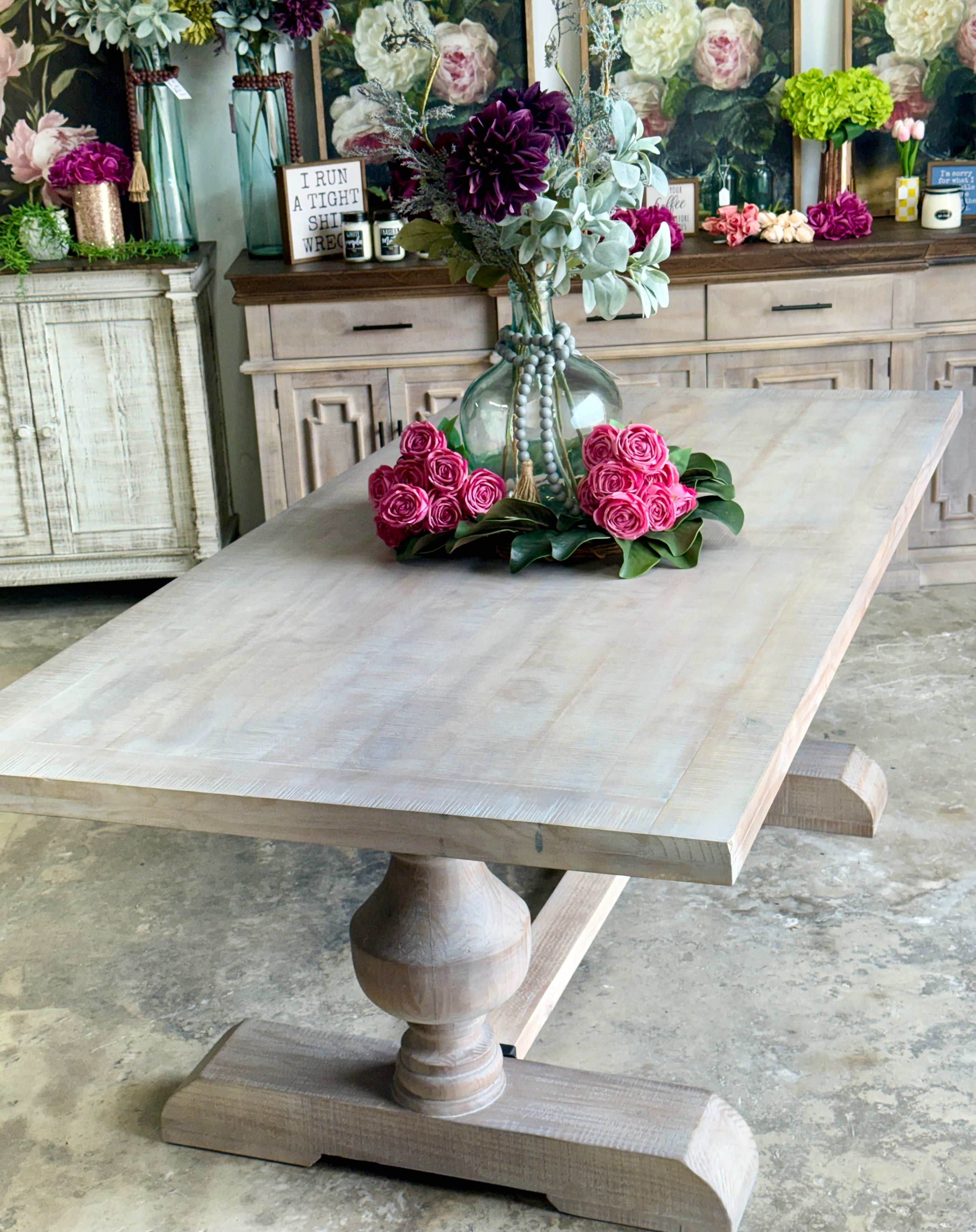 Hannah 7 Foot Dining Table-Soft Drift™