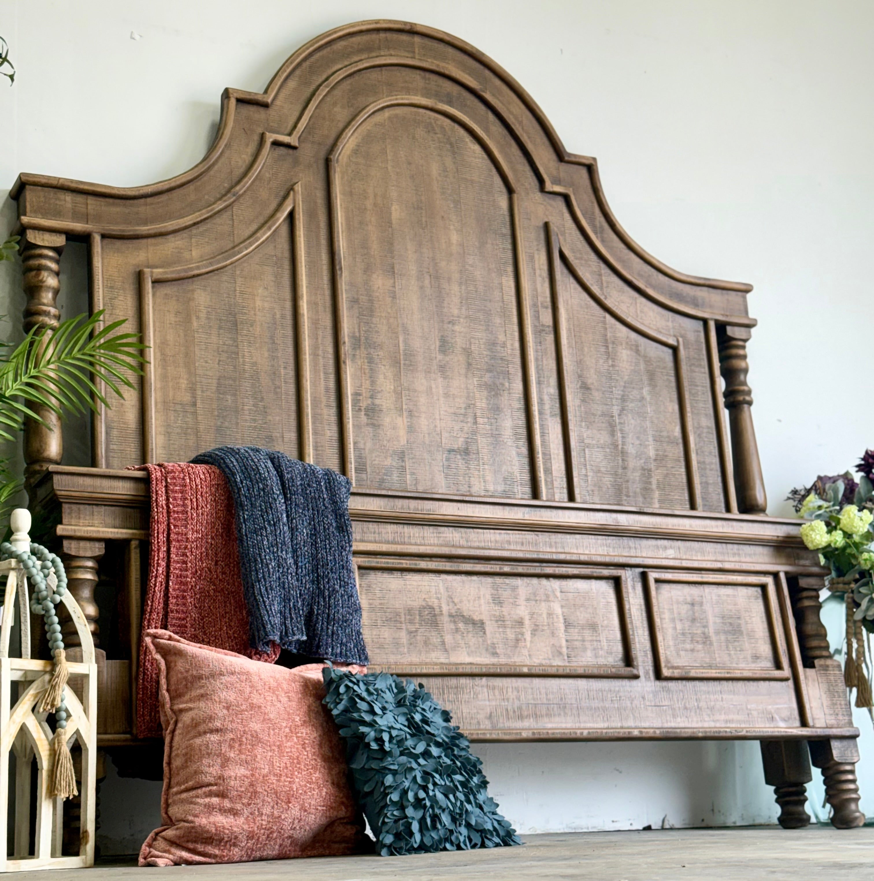 Madison King Bed-Timber