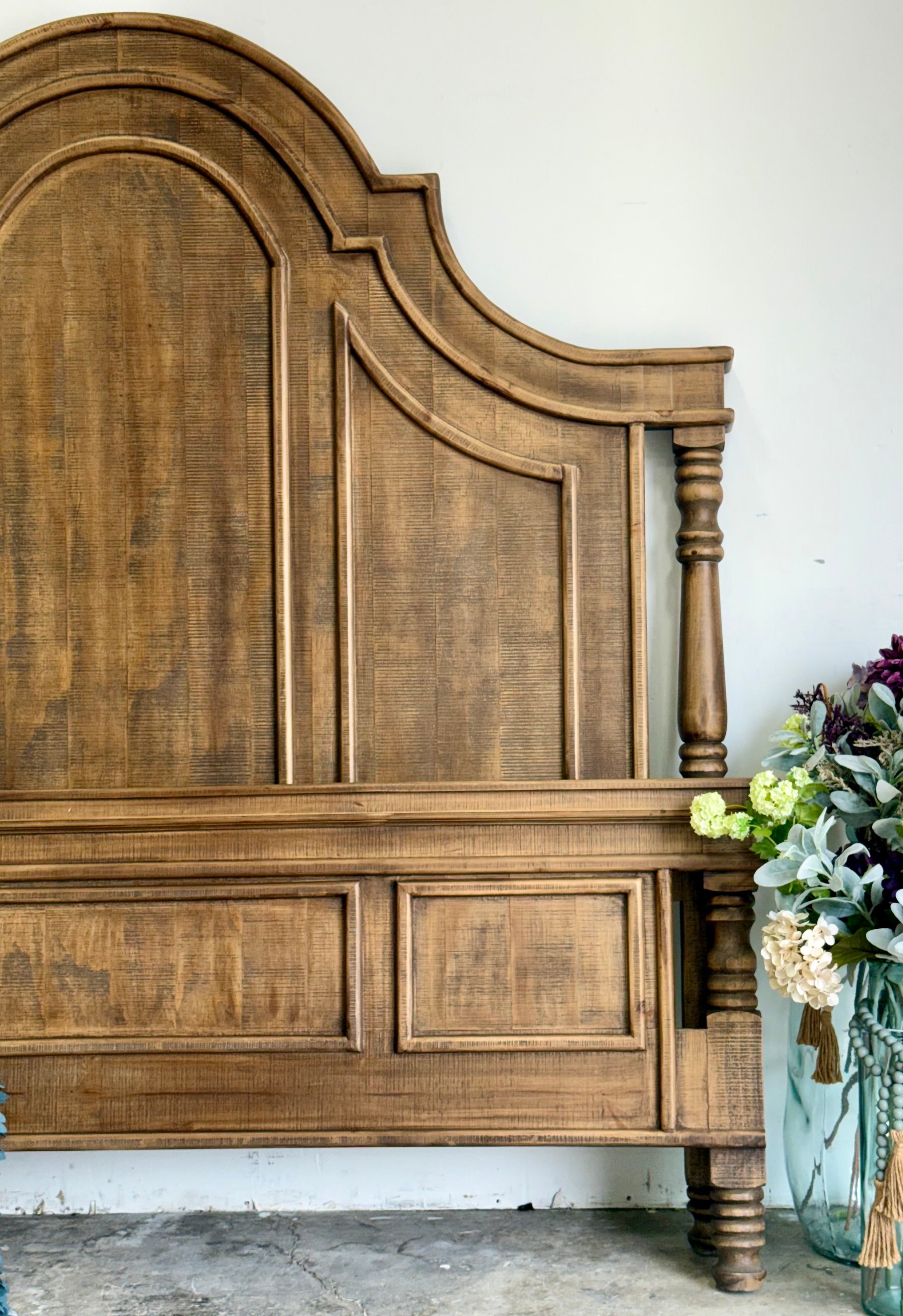 Madison King Bed-Timber