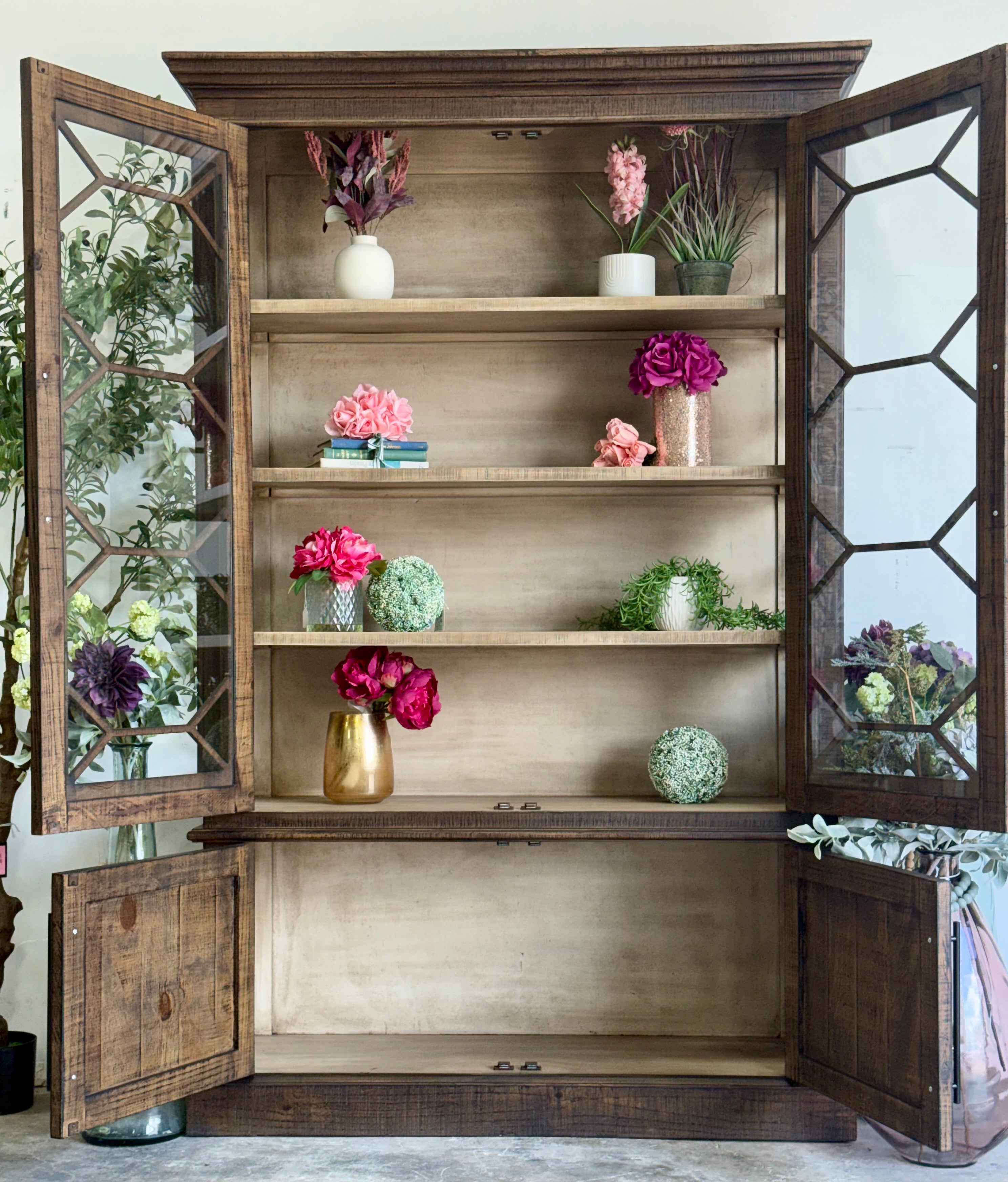 Eden Vitrine-Honeywood/Dove