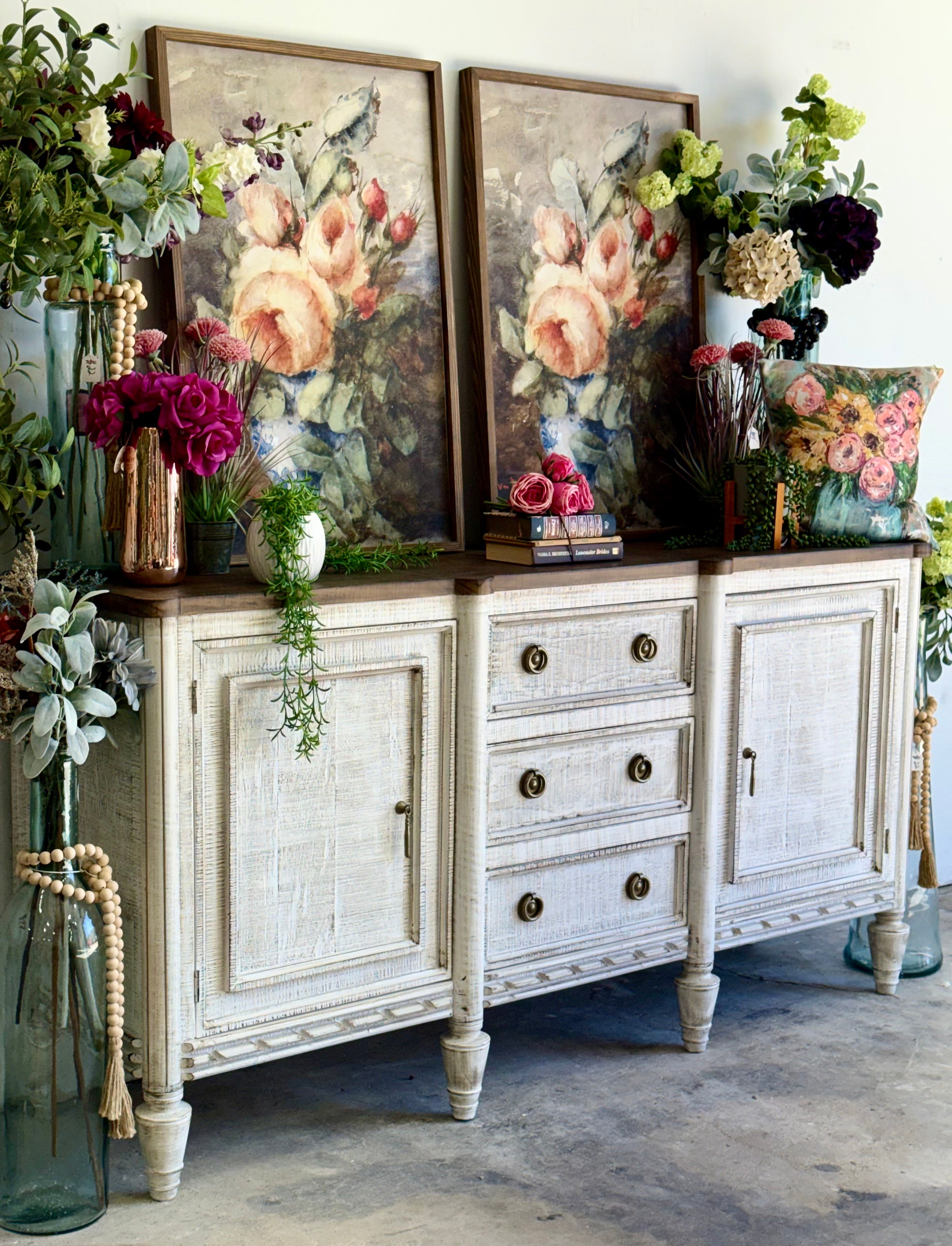 Juliette Console-Toasted Wheat/Honeywood™