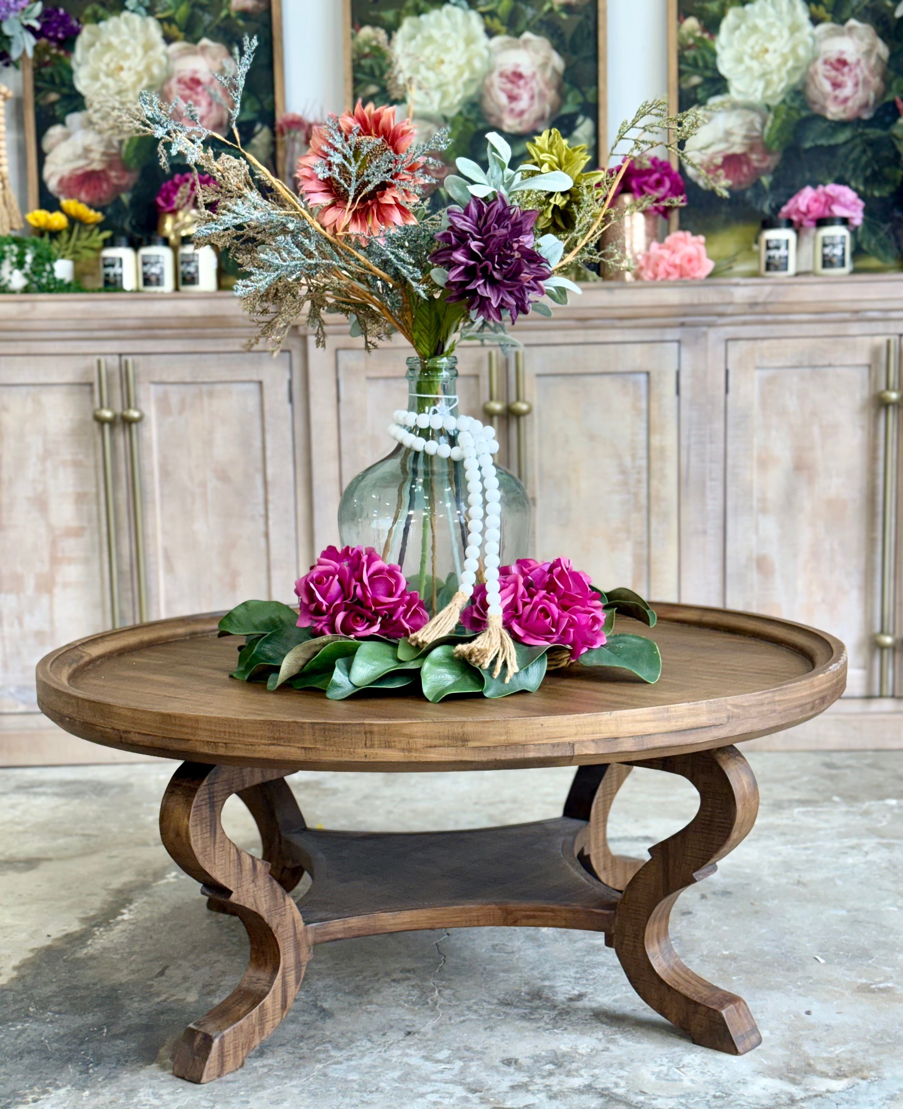 Delaney Round Coffee Table-Timber™