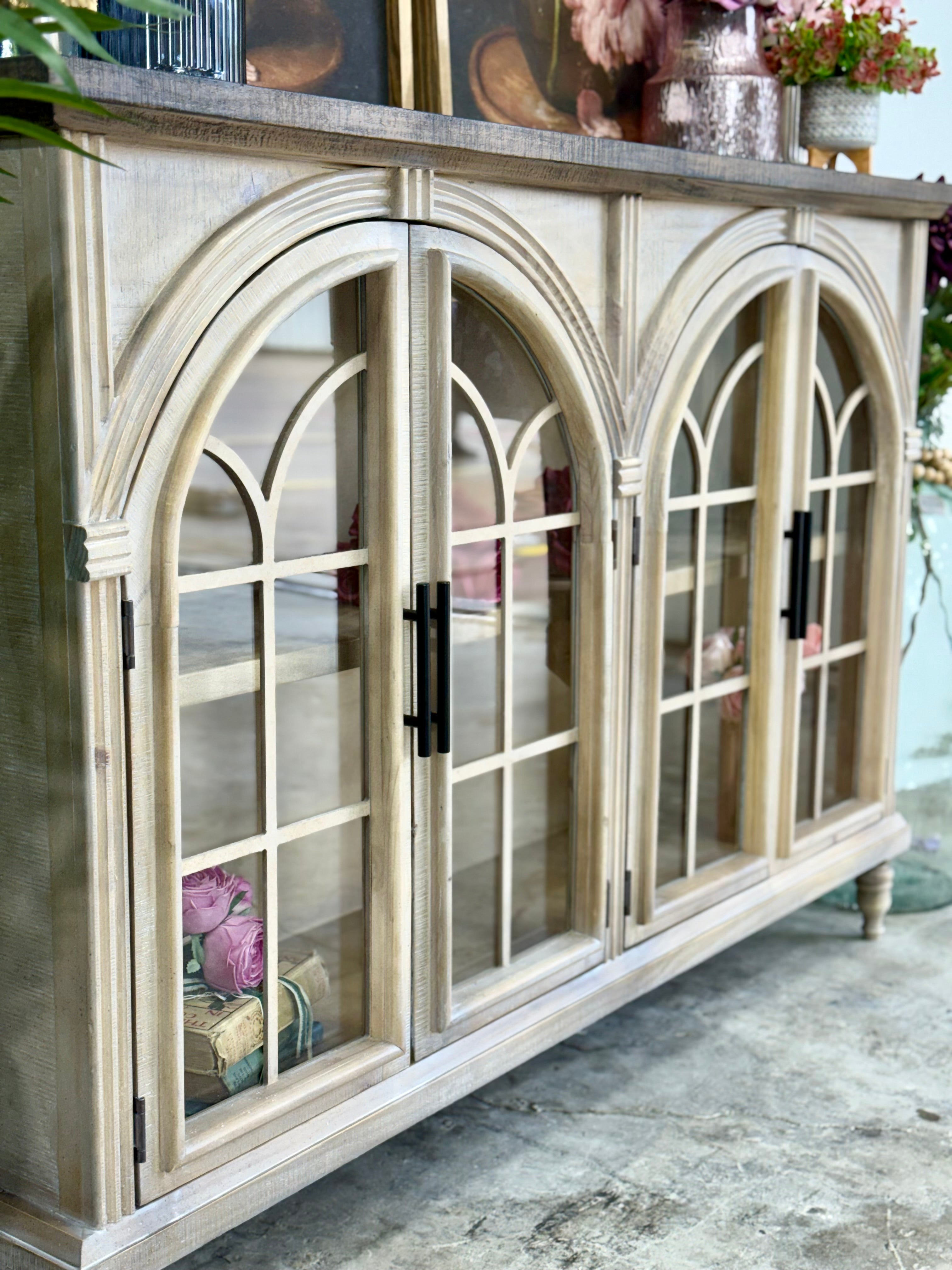 Colette Console-Soft Drift/Honeywood