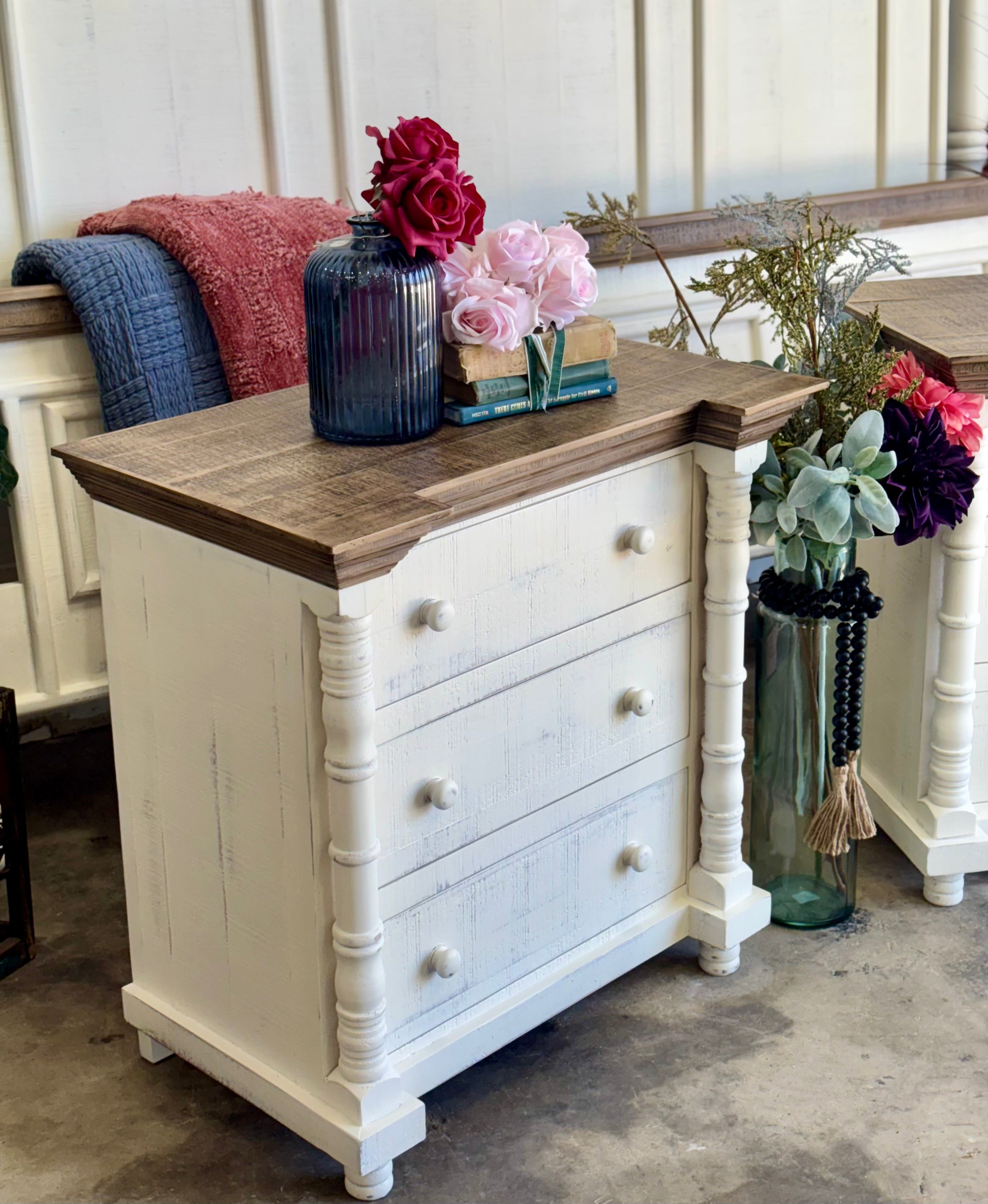 Madison Nightstand-Creamy Linen™/Sandstone