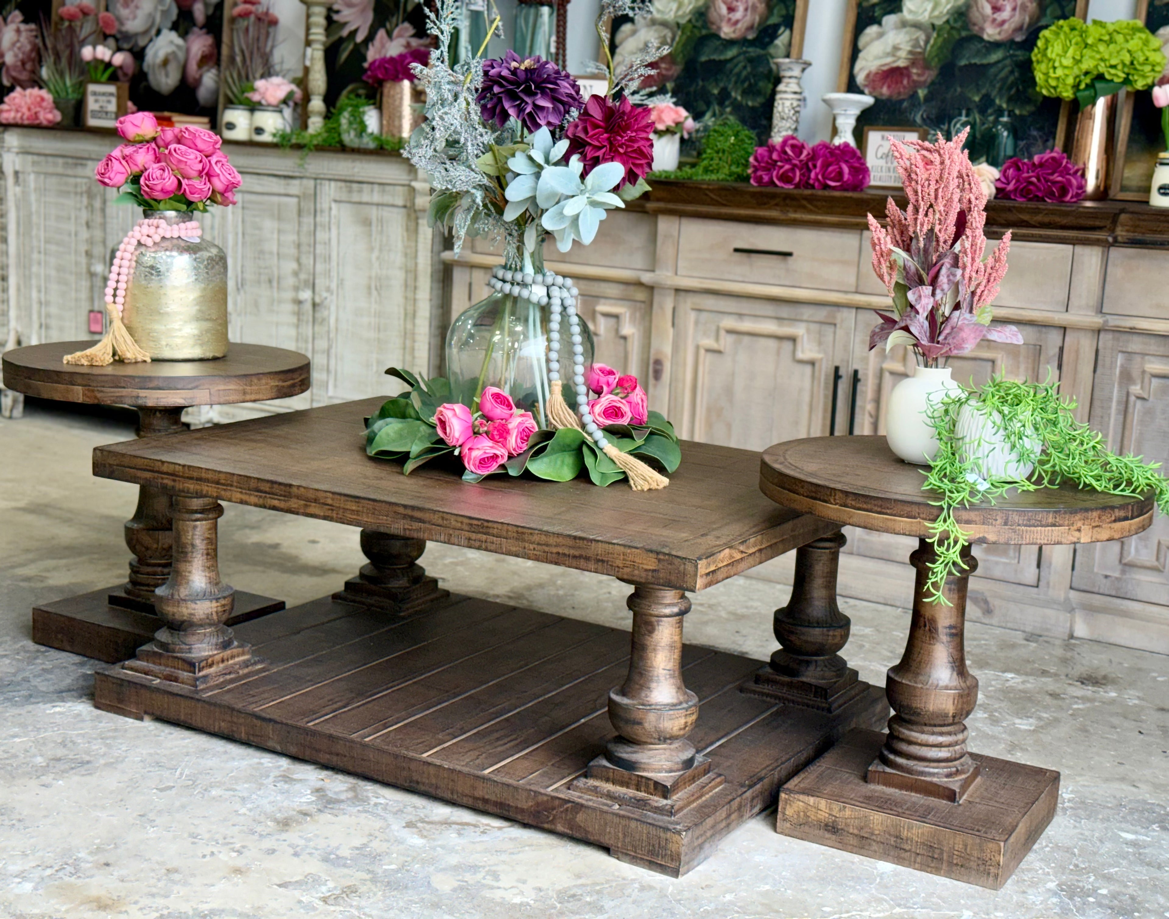 Brooklyn Round Side Table-Honeywood™