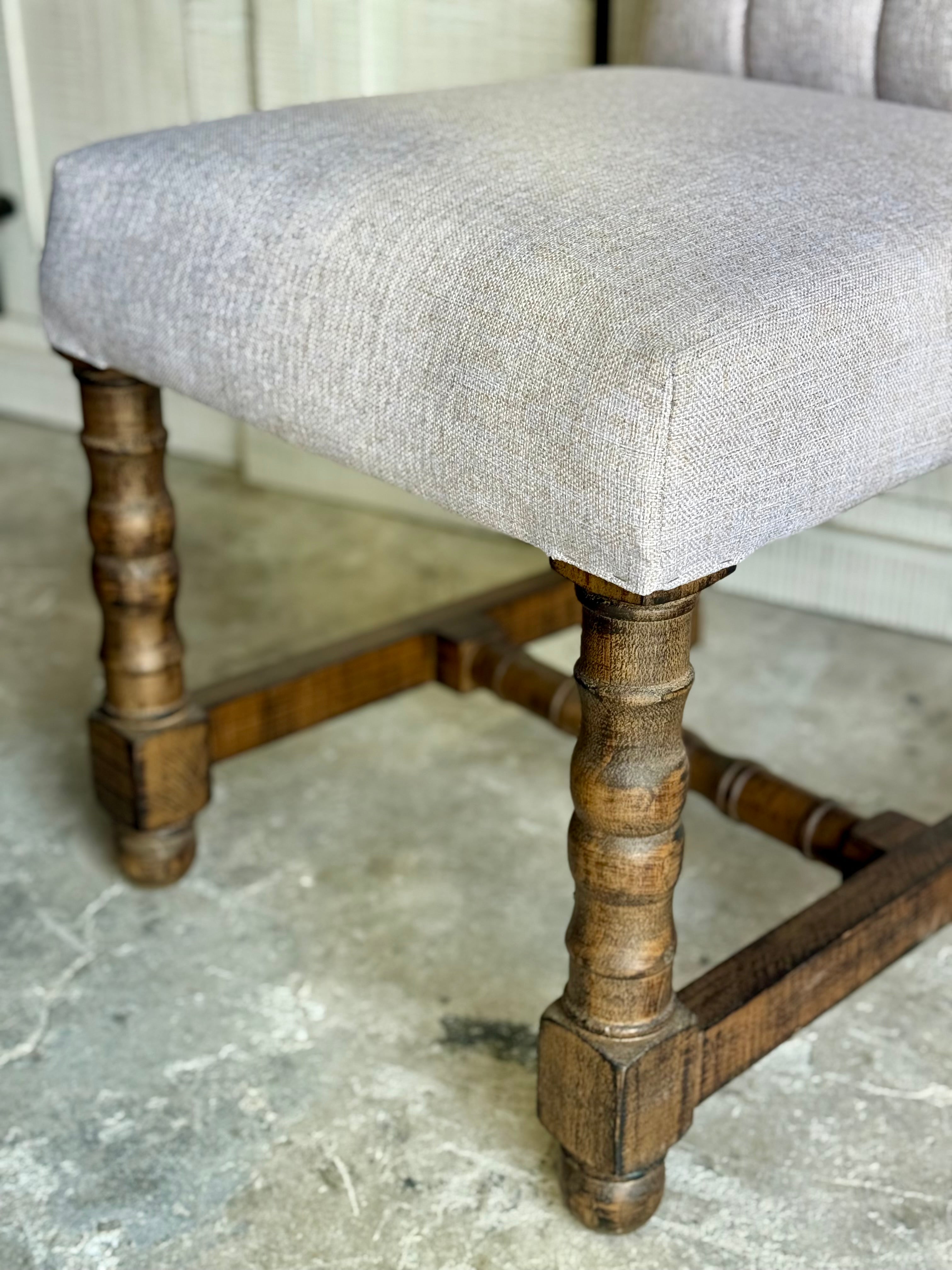 Myla 8 Foot Rounded Pedestal Table Set With 6 Upholstered chairs-Honeywood™
