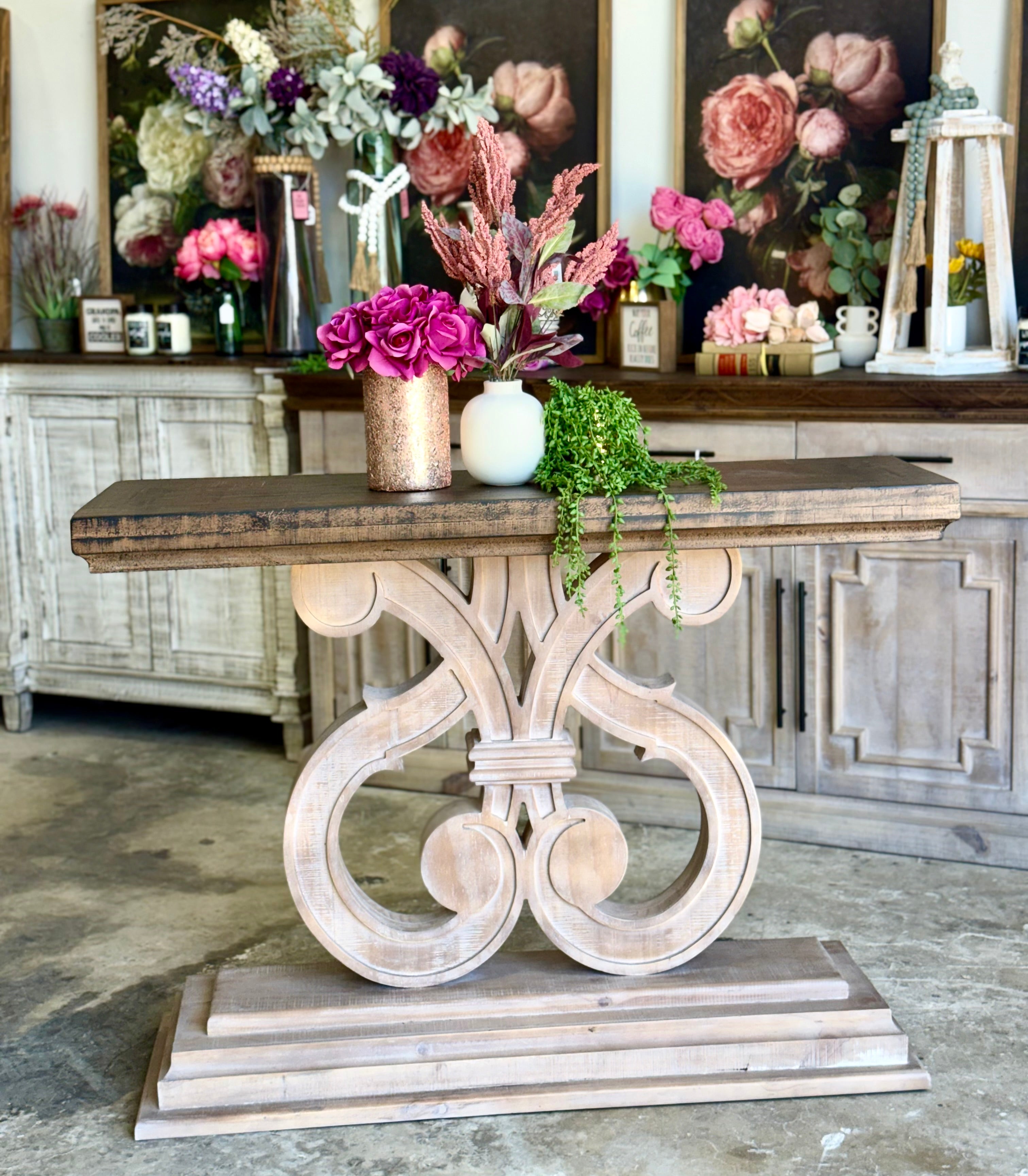 Harp Entryway-Soft Drift/Honeywood