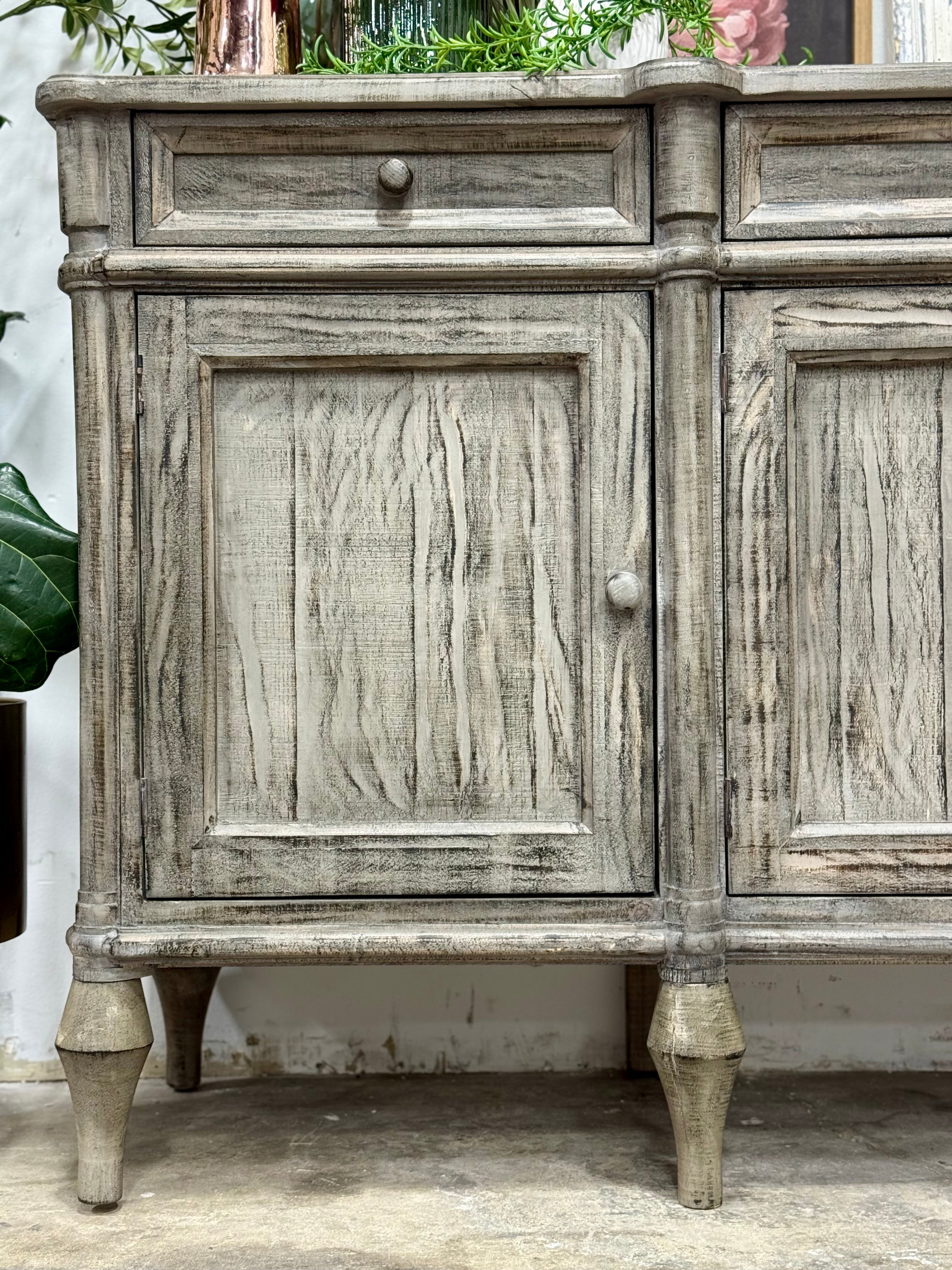 Celine 4 Door Console-Inkstone