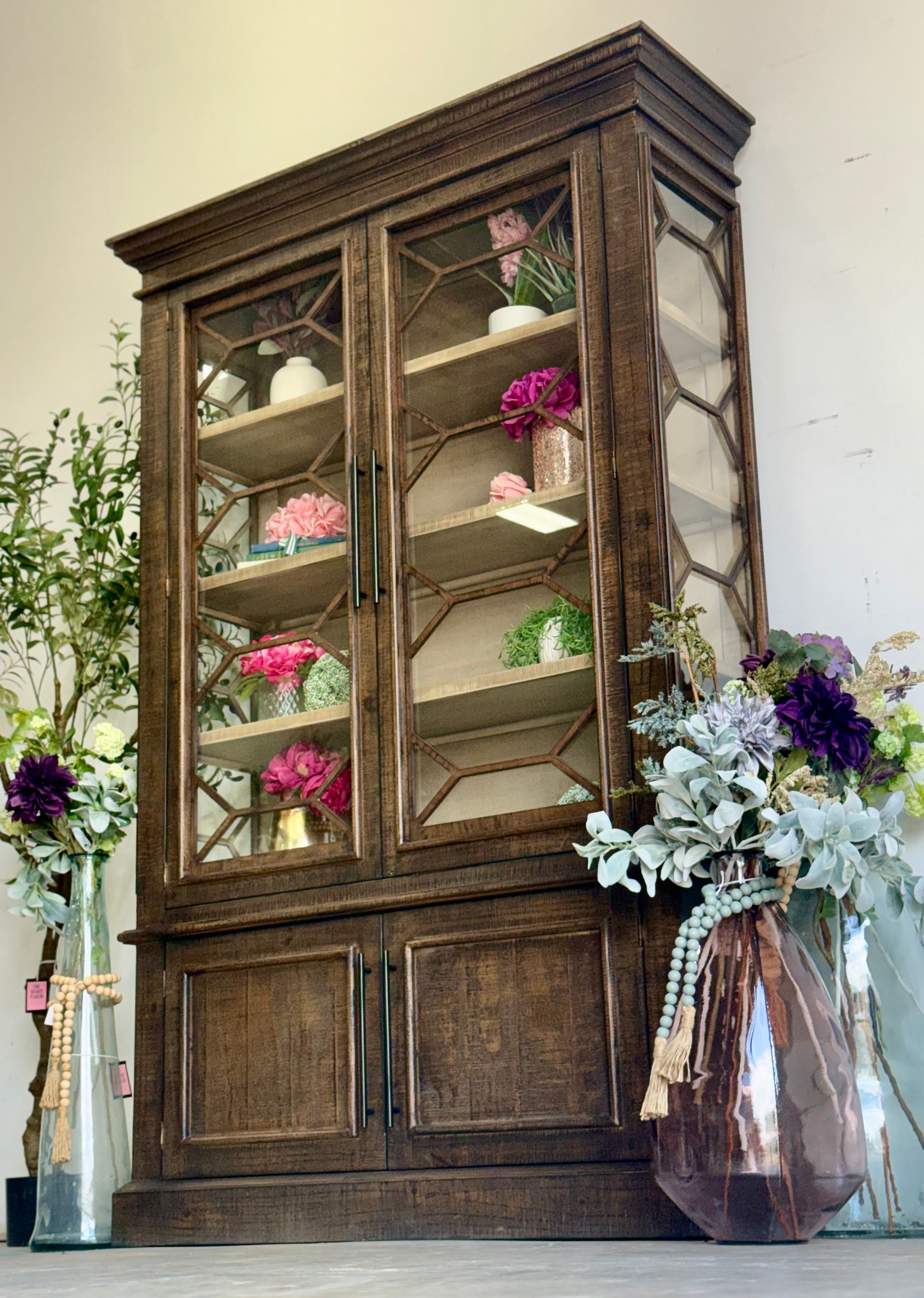 Eden Vitrine-Honeywood/Dove