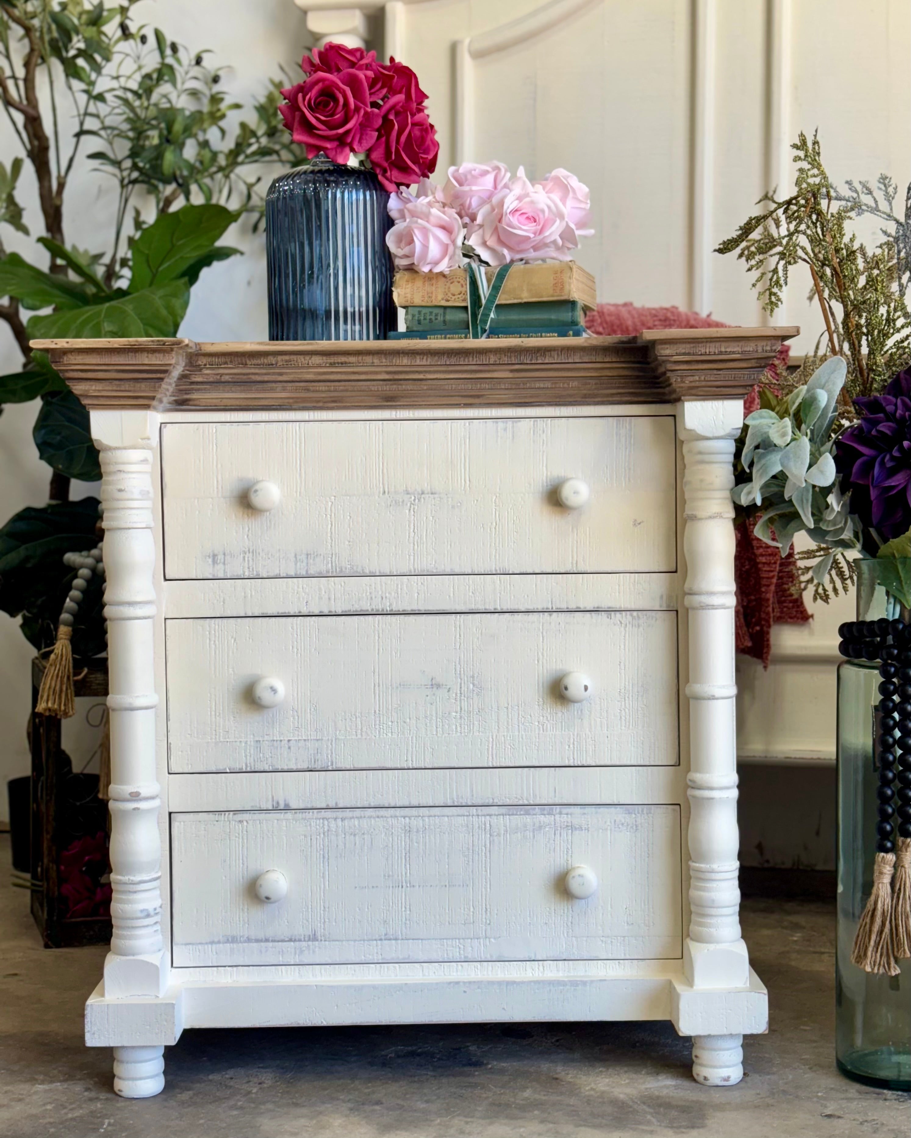 Madison Nightstand-Creamy Linen™/Sandstone