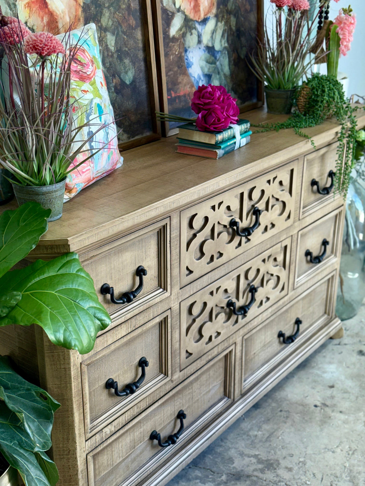 Harper Dresser- Cappuccino