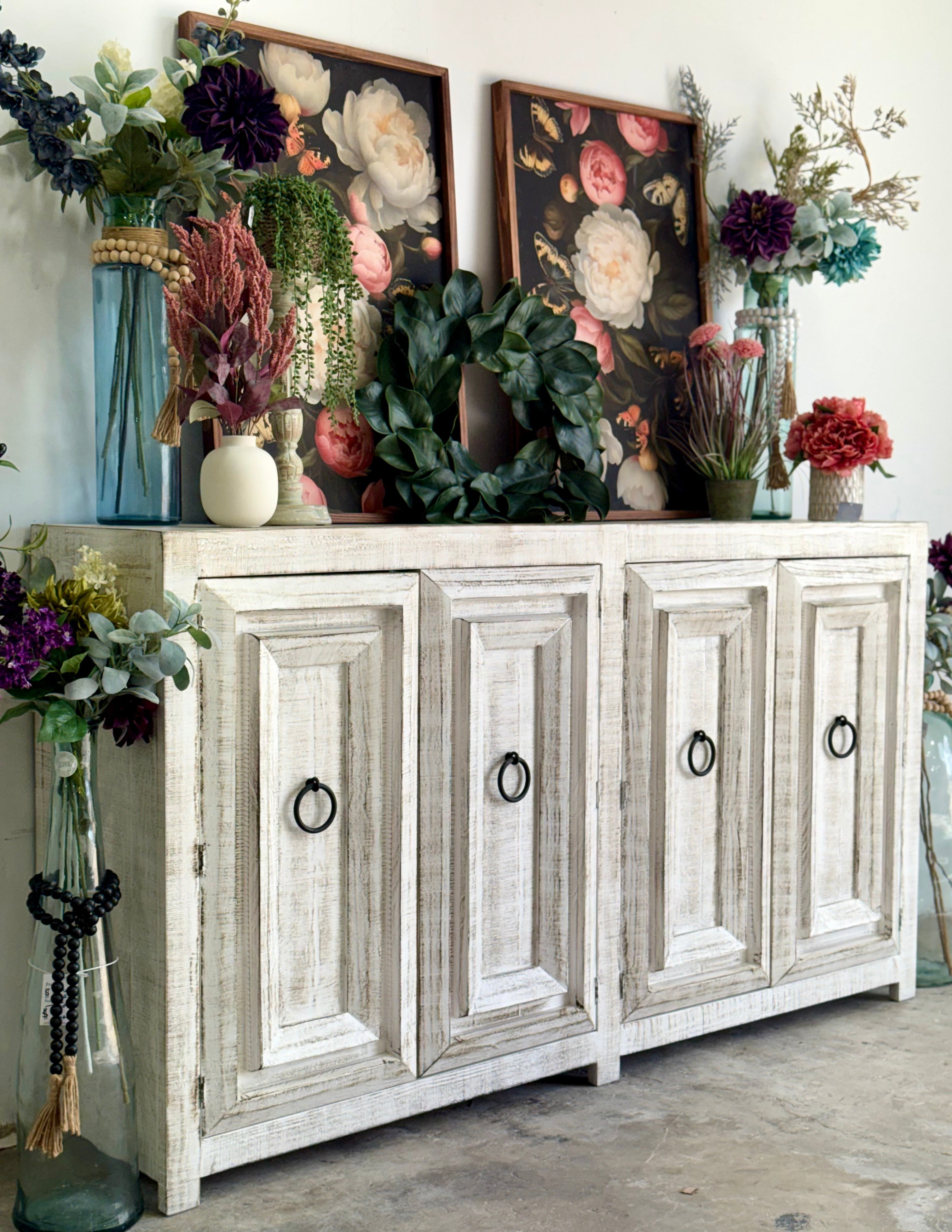 Imperia 4 Door Console-Toasted Wheat