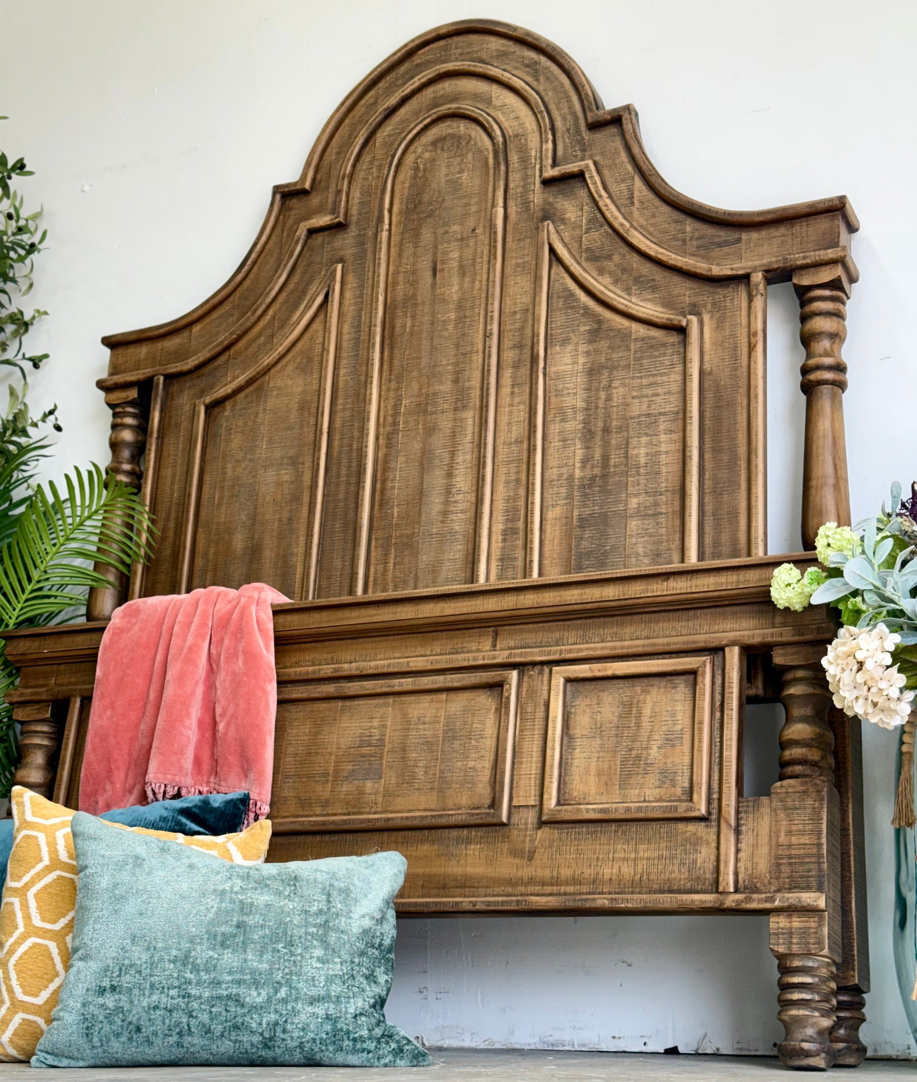 Madison Queen Bed-Timber