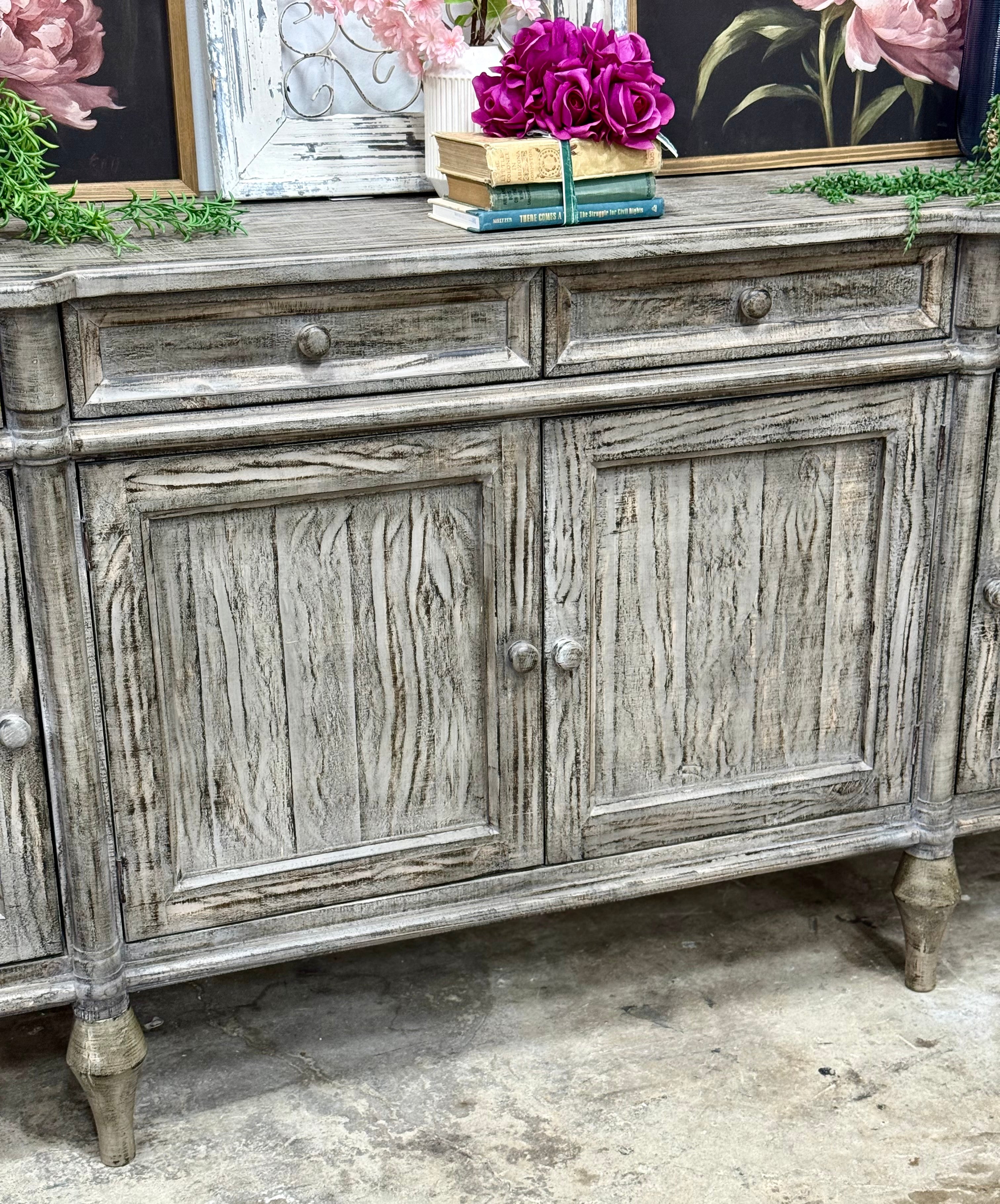 Celine 4 Door Console-Inkstone