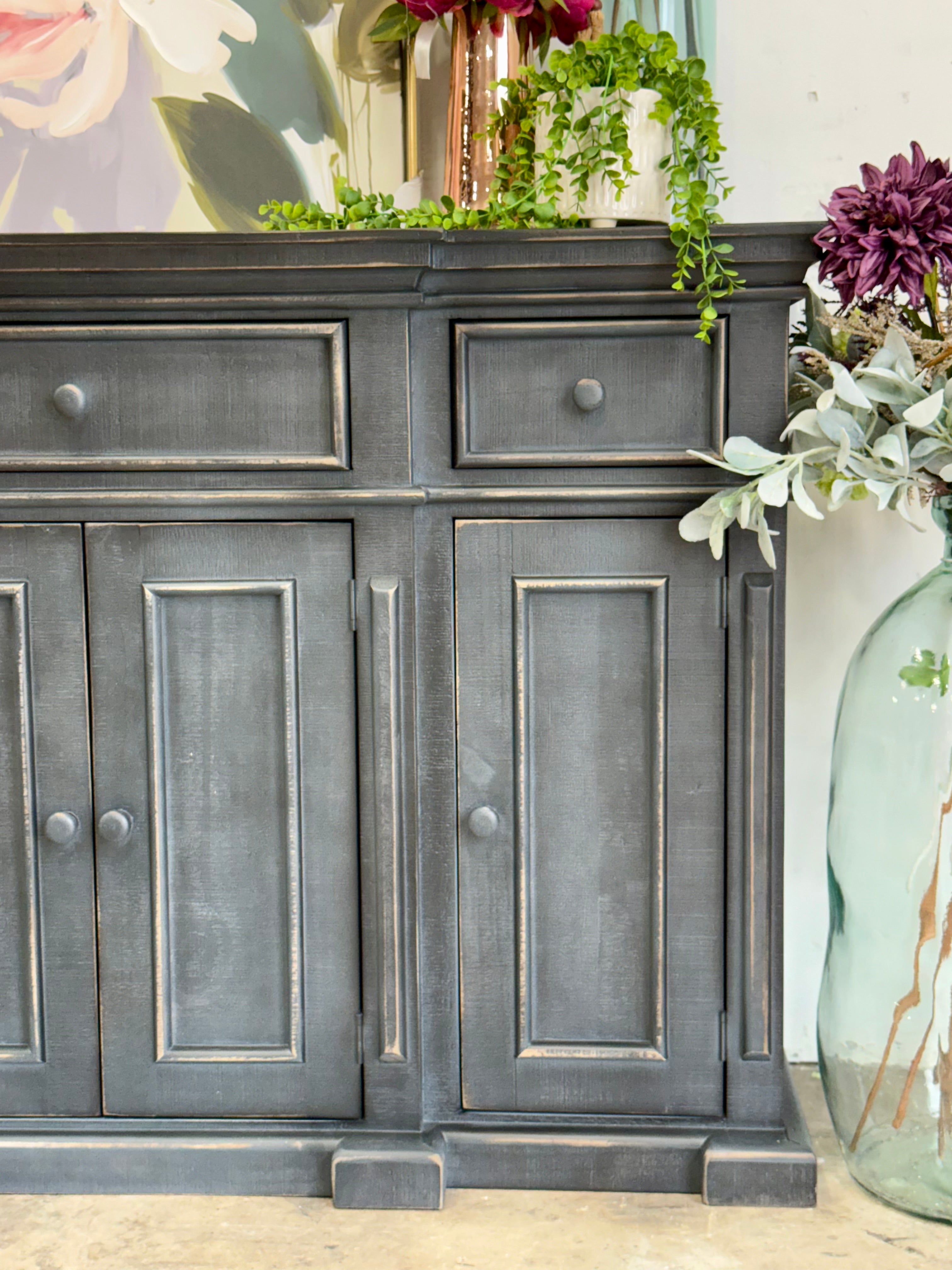 Lindsey 4-Door Console-Dark Blue Haze™