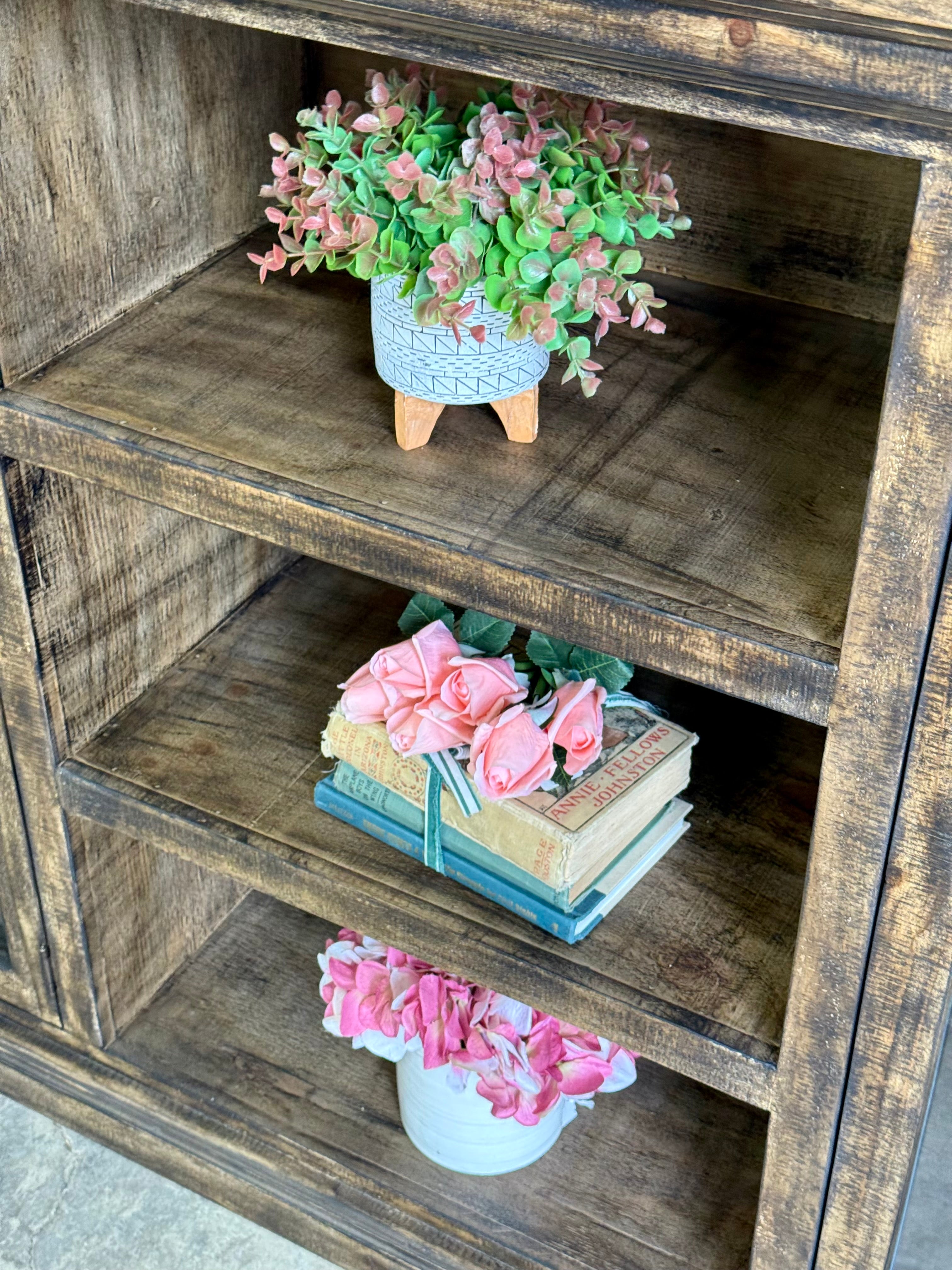 Blakely 4 Door Console-Pecan