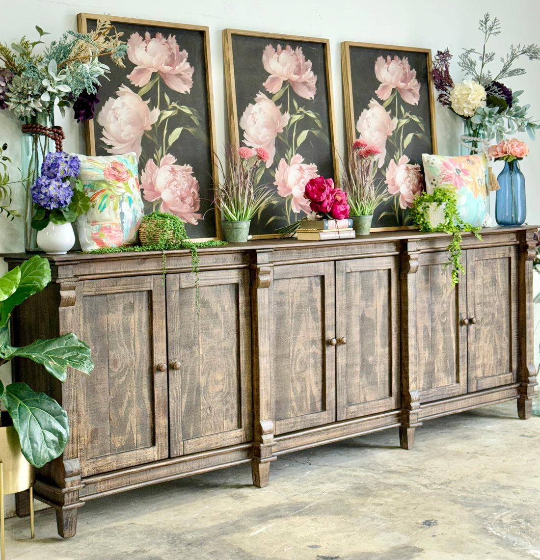 Allison 108" 6 Door Console-Honeywood™