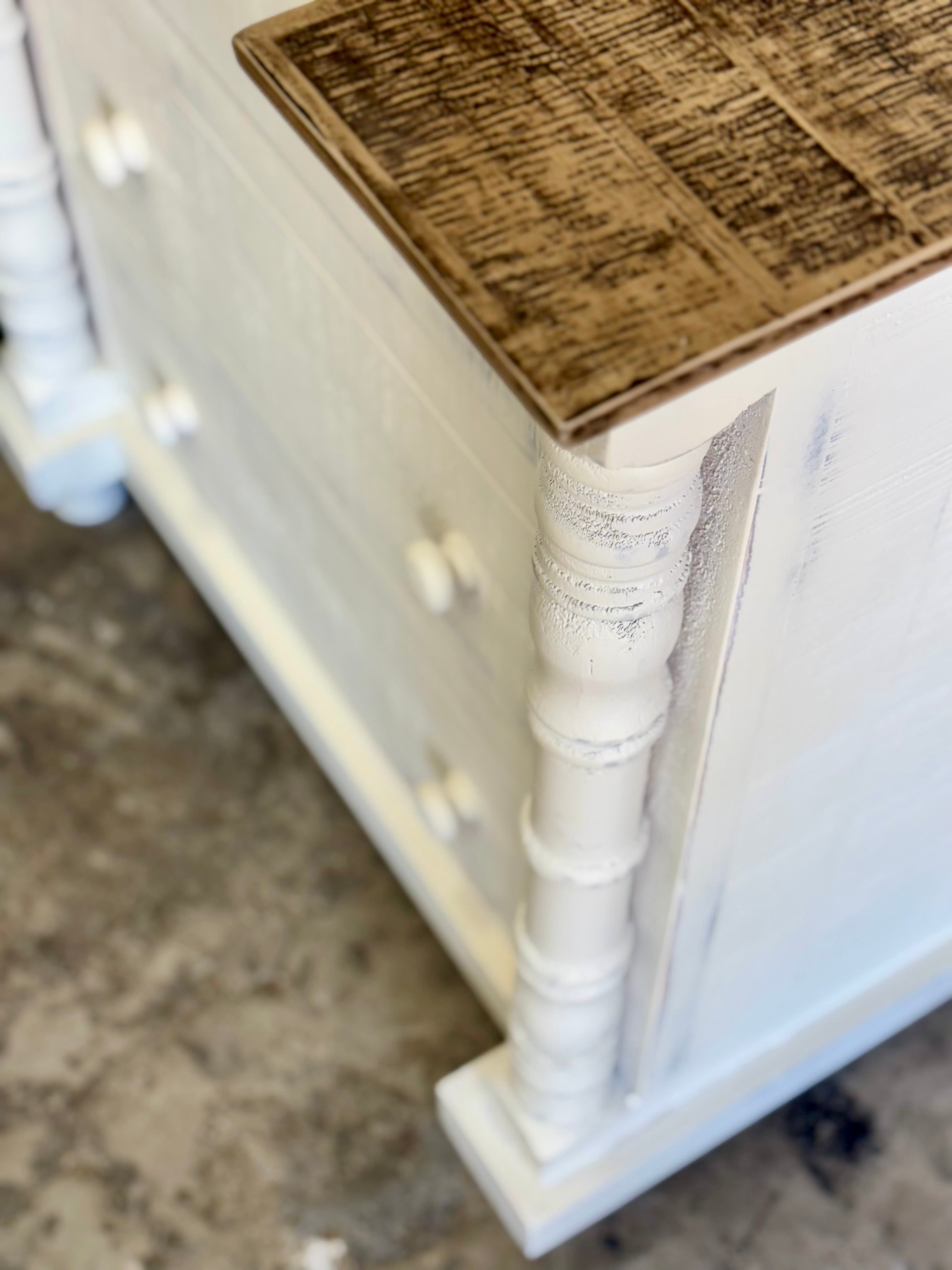 Madison Nightstand-Creamy Linen™/Sandstone