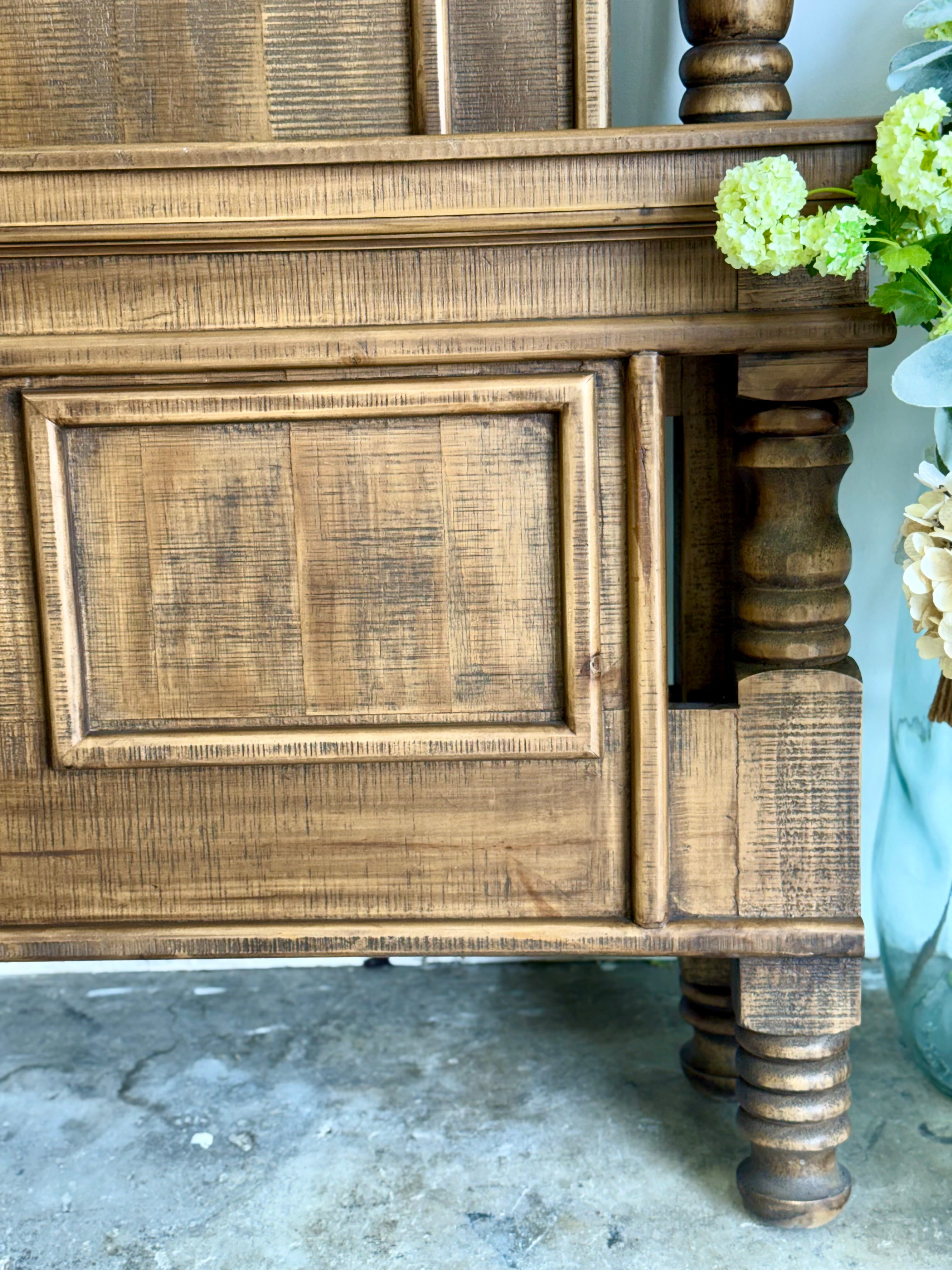 Madison King Bed-Timber