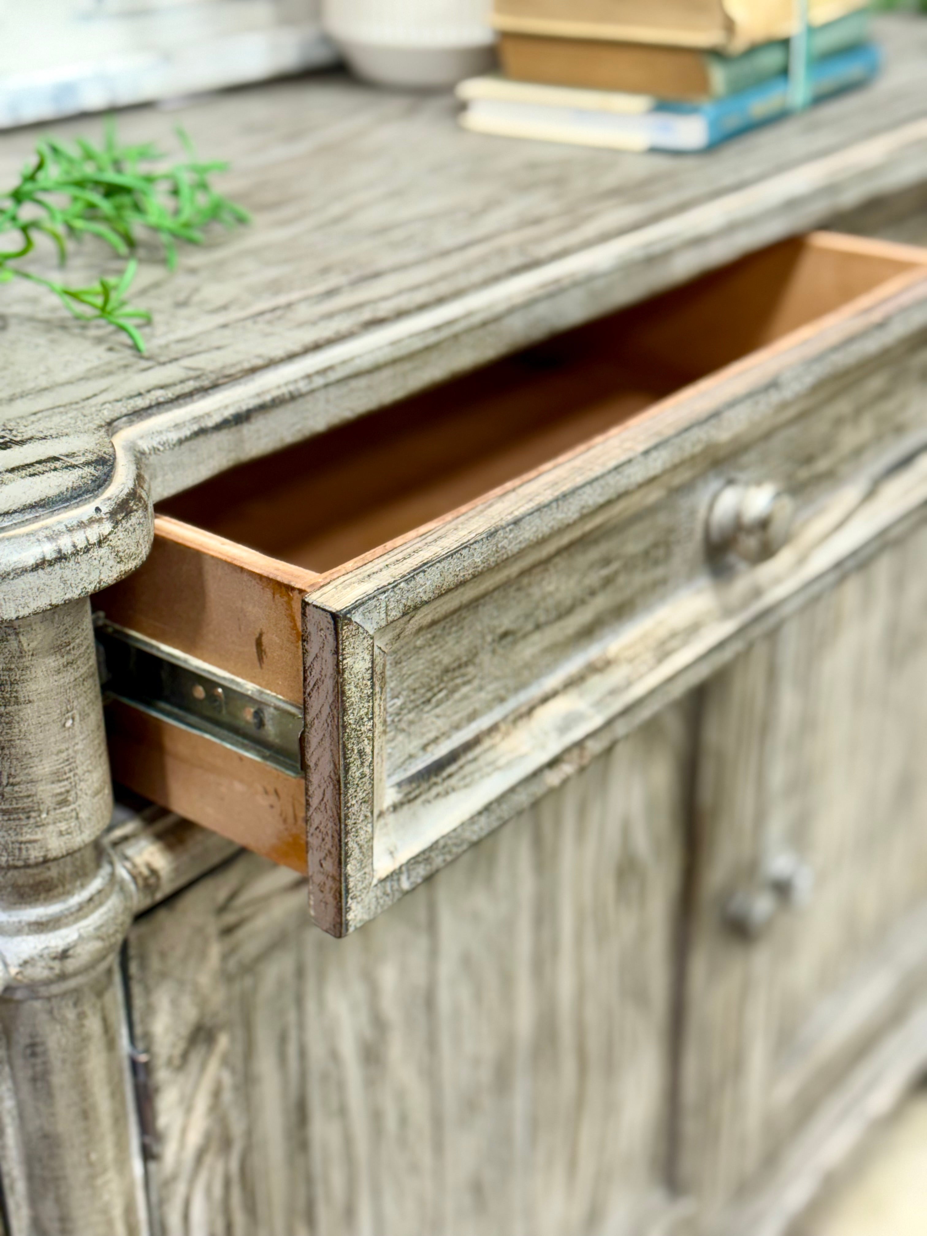 Celine 4 Door Console-Inkstone