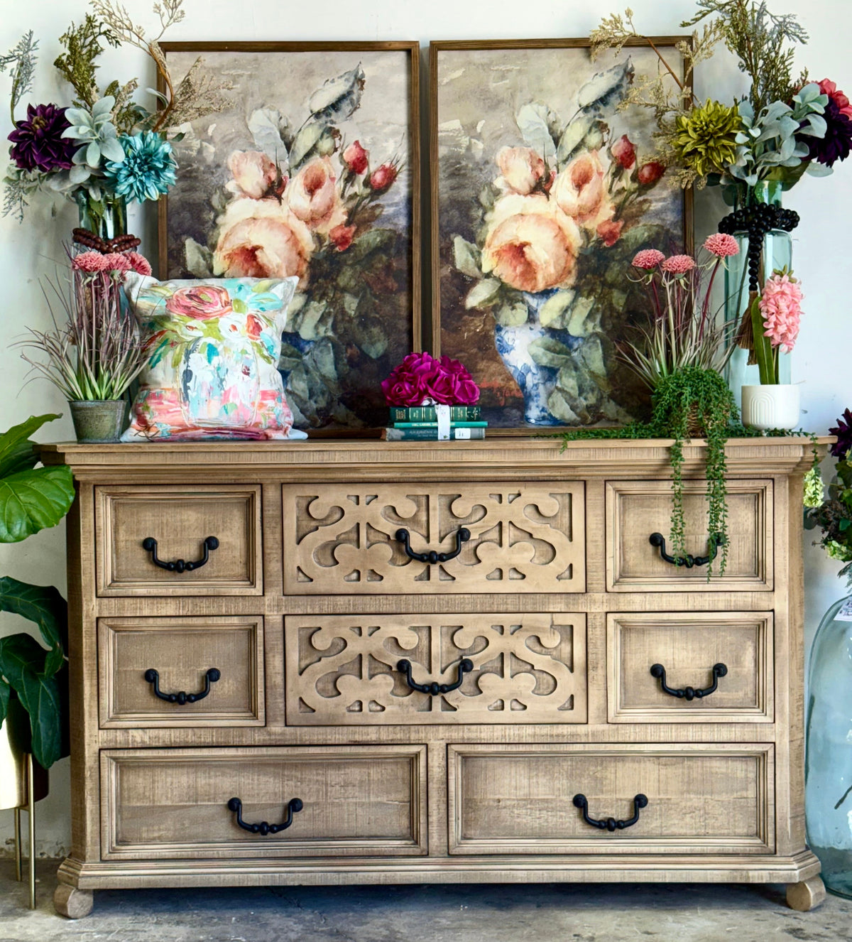 Harper Dresser- Cappuccino