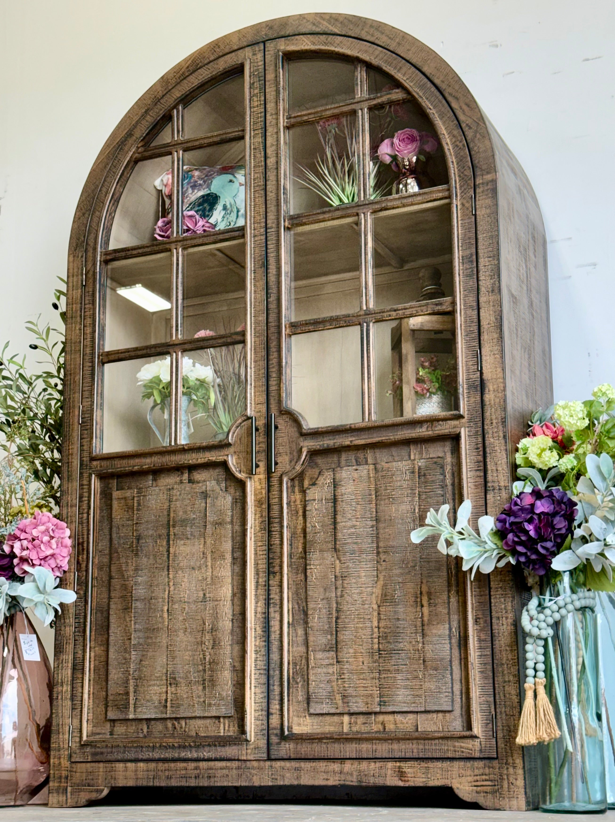 Tiffany Dome Vitrine-Honeywood