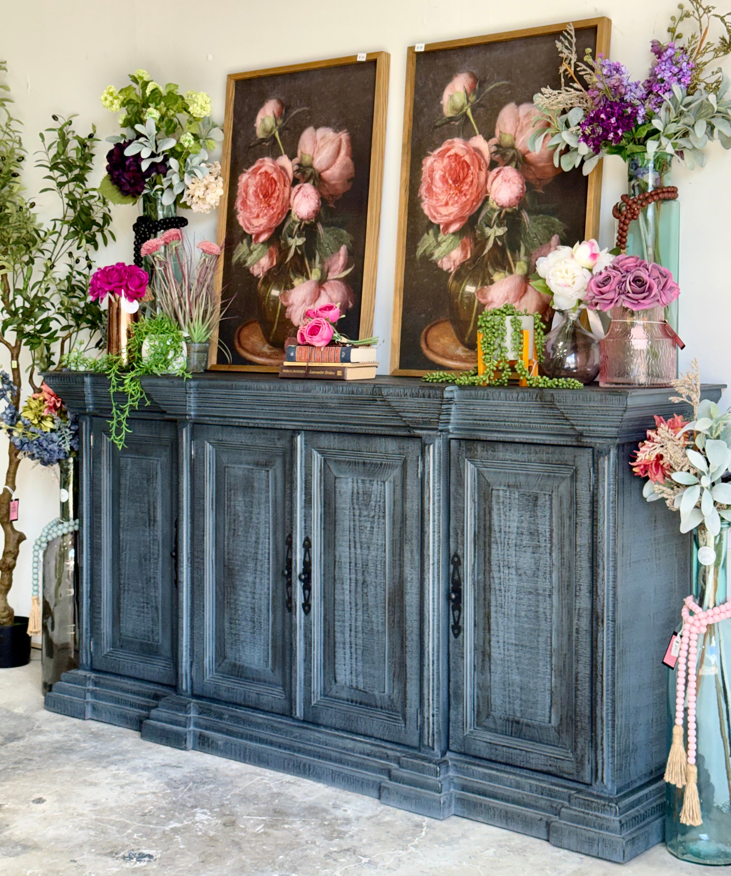 Brianna 4 Door Console-Blue Dusk™
