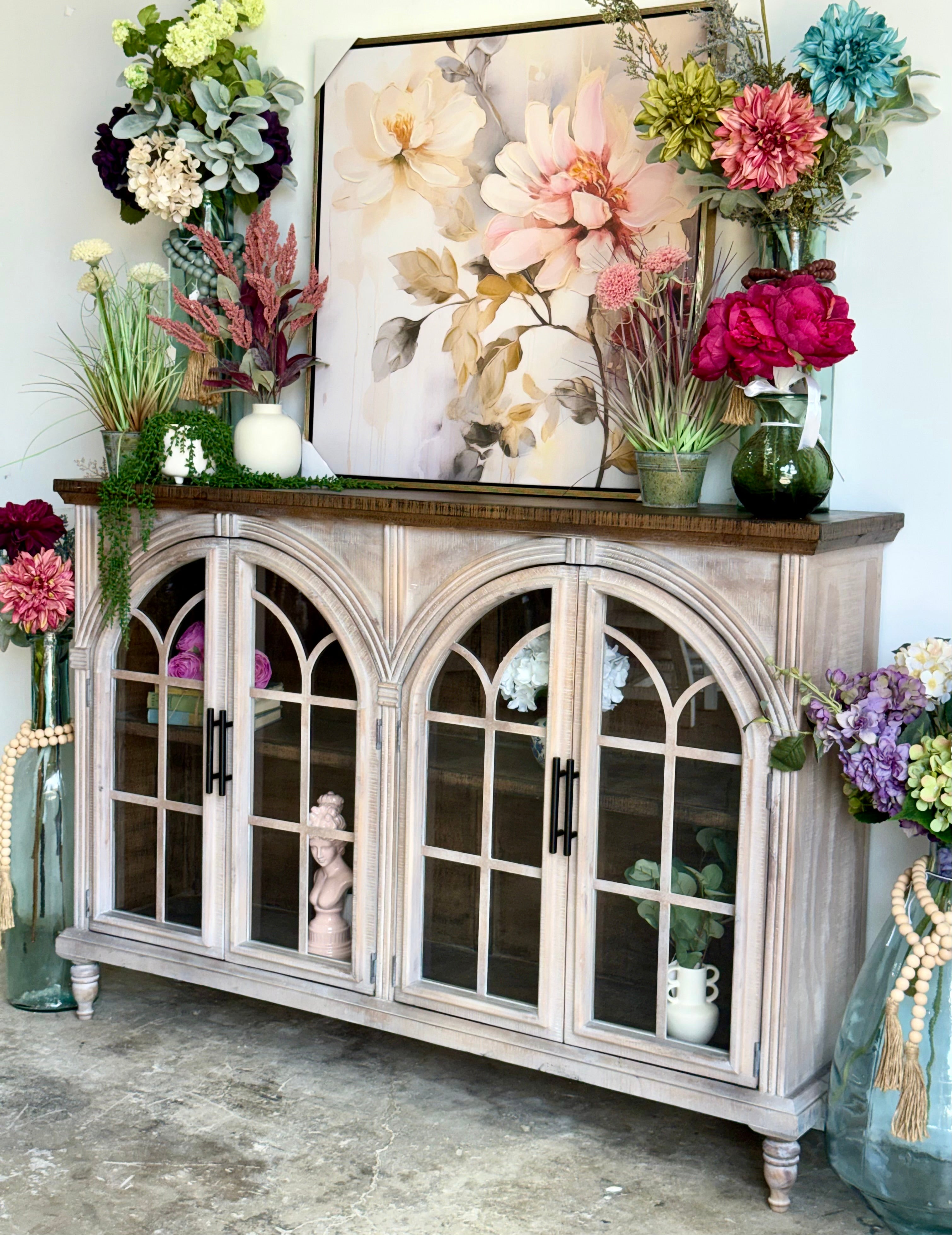 Colette Console-Soft Drift/Honeywood Top/Interior