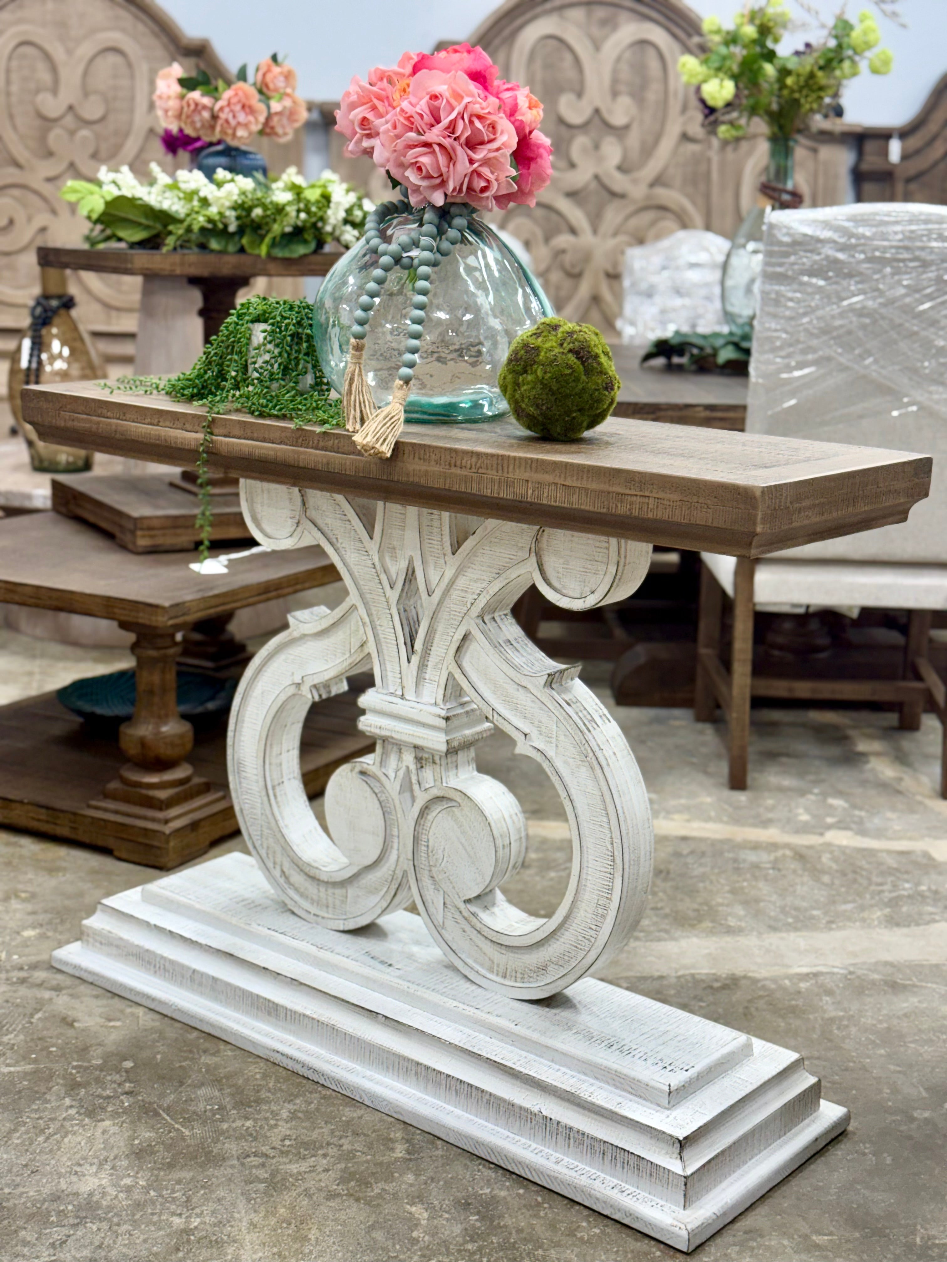 Harp Entryway-White Wheat/Sandstone