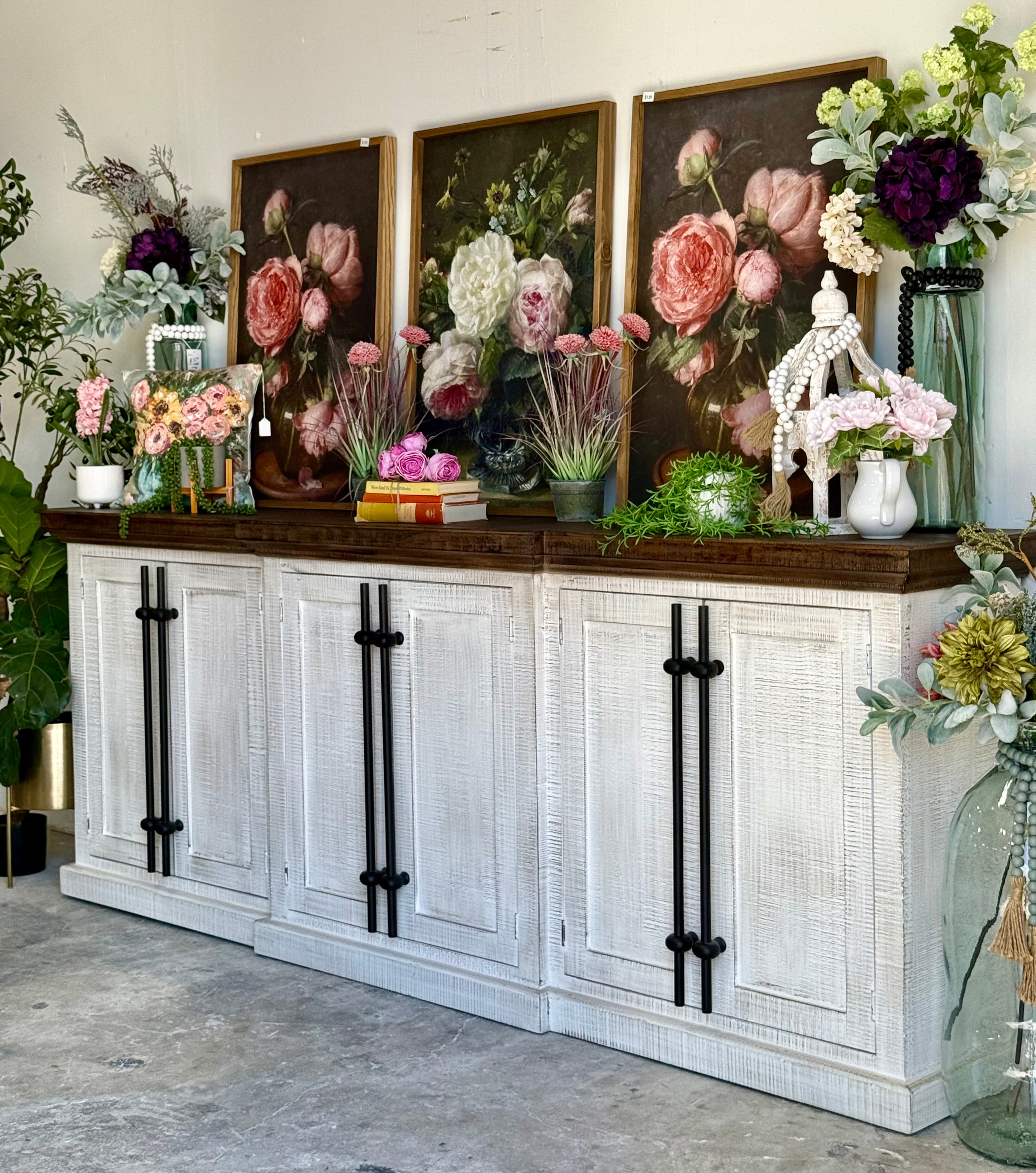 Kylie Console-White Wheat/Honeywood™