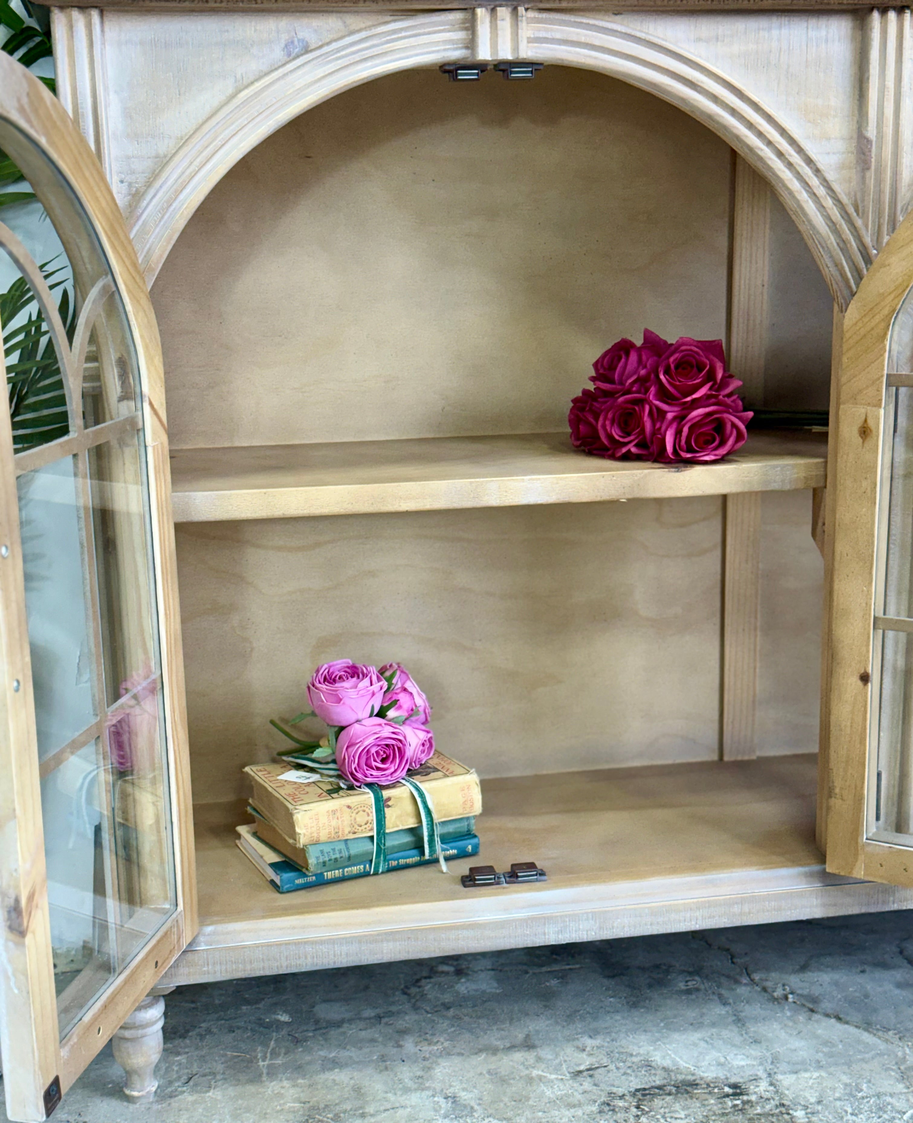 Colette Console-Soft Drift/Honeywood