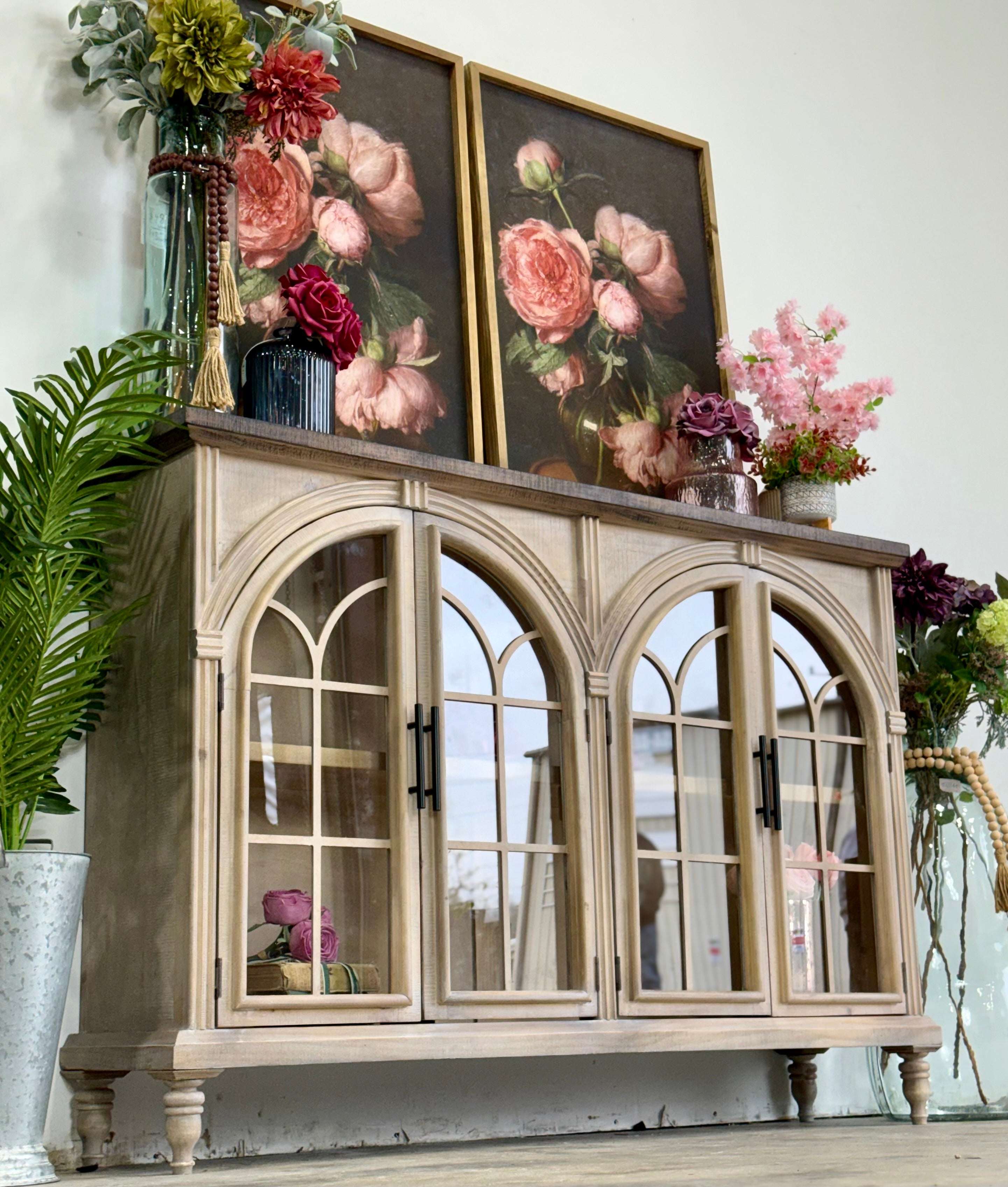 Colette Console-Soft Drift/Honeywood