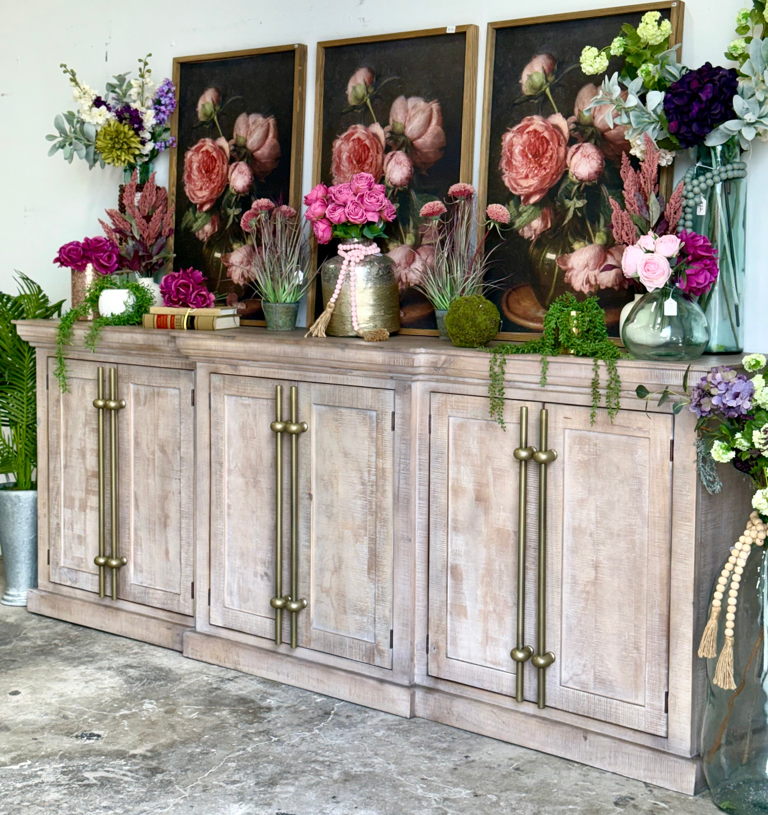 Kylie Console-Soft Drift/Gold