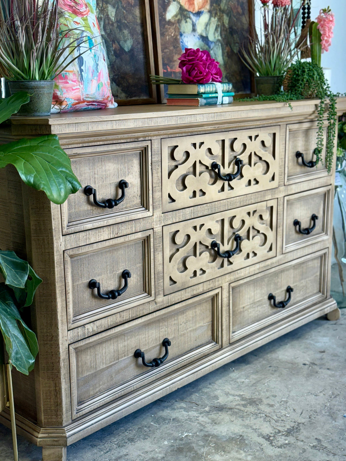 Harper Dresser- Cappuccino