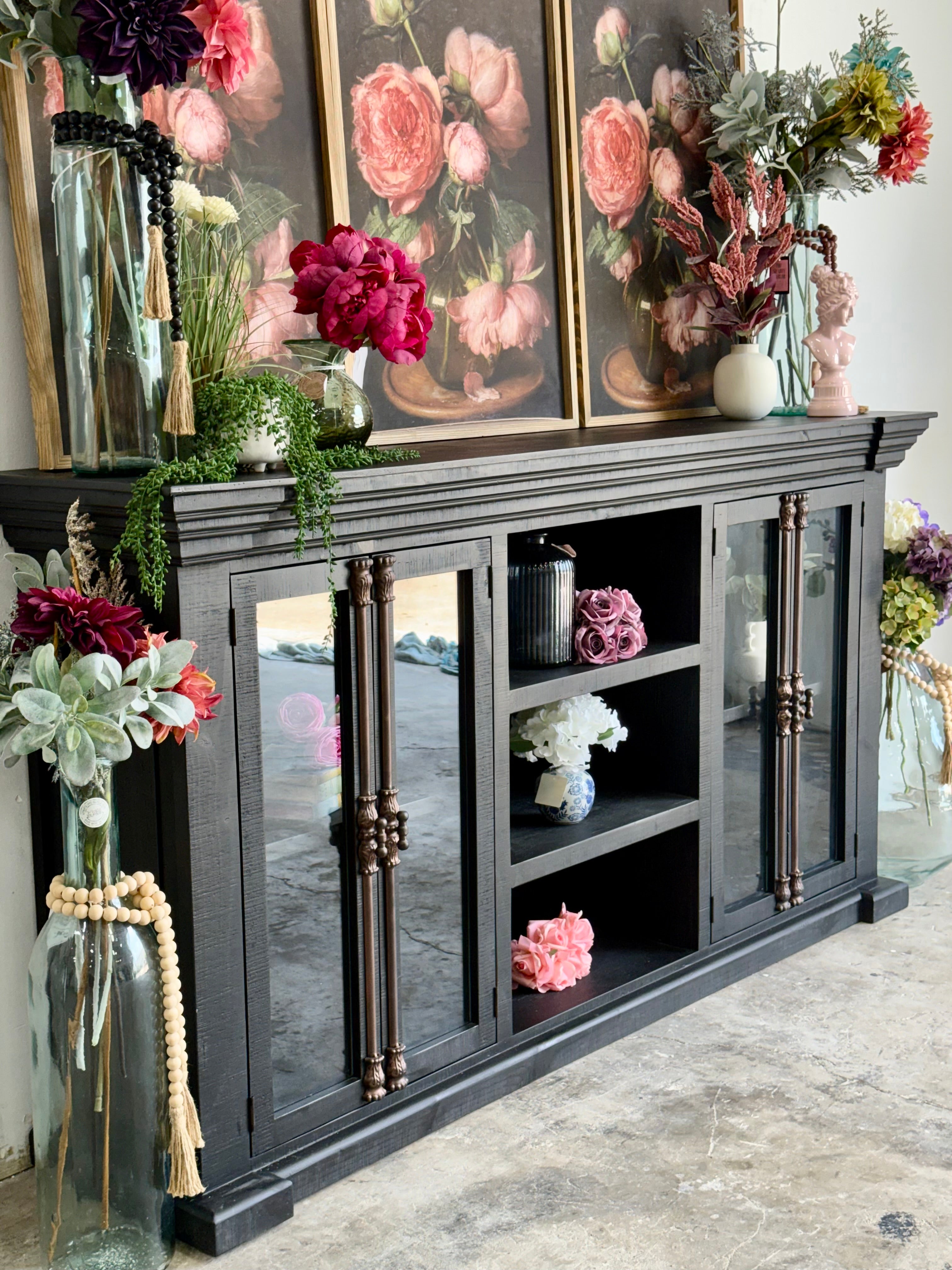 BLAKELY 4 Door Console-Black