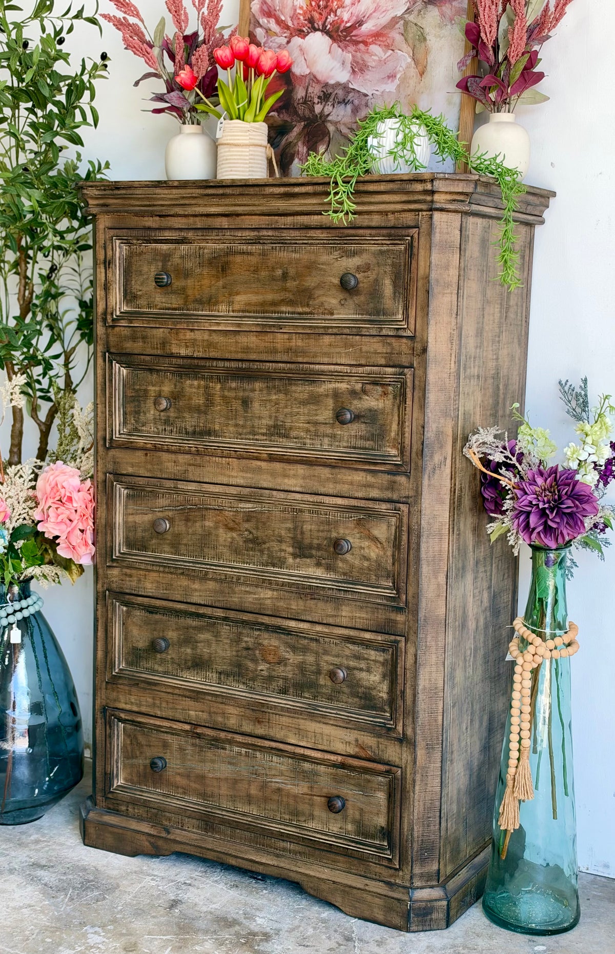 Eden Chest of Drawers-Pecan