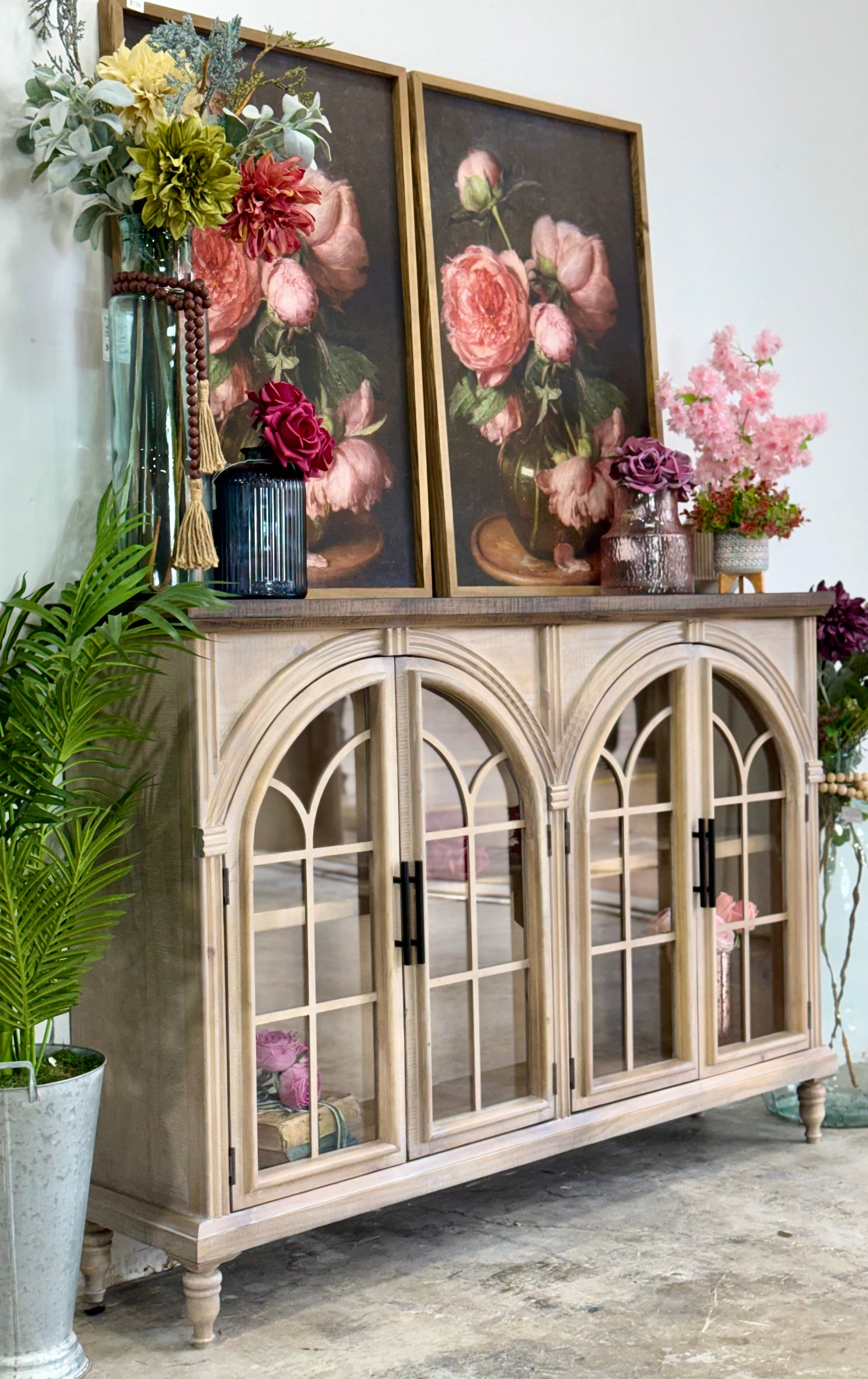 Colette Console-Soft Drift/Honeywood