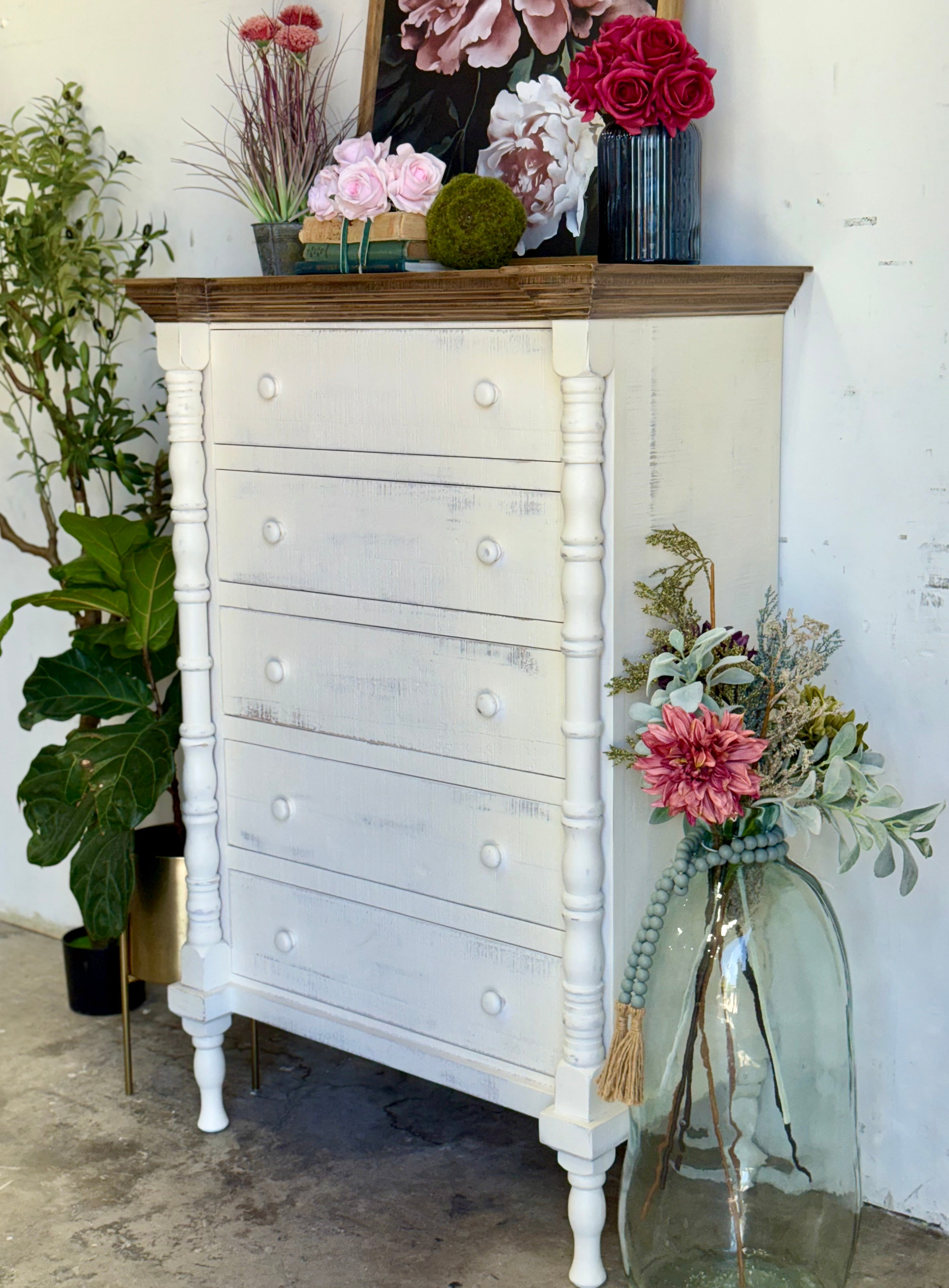 Madison Chest of Drawer-Creamy Linen™/Sandstone