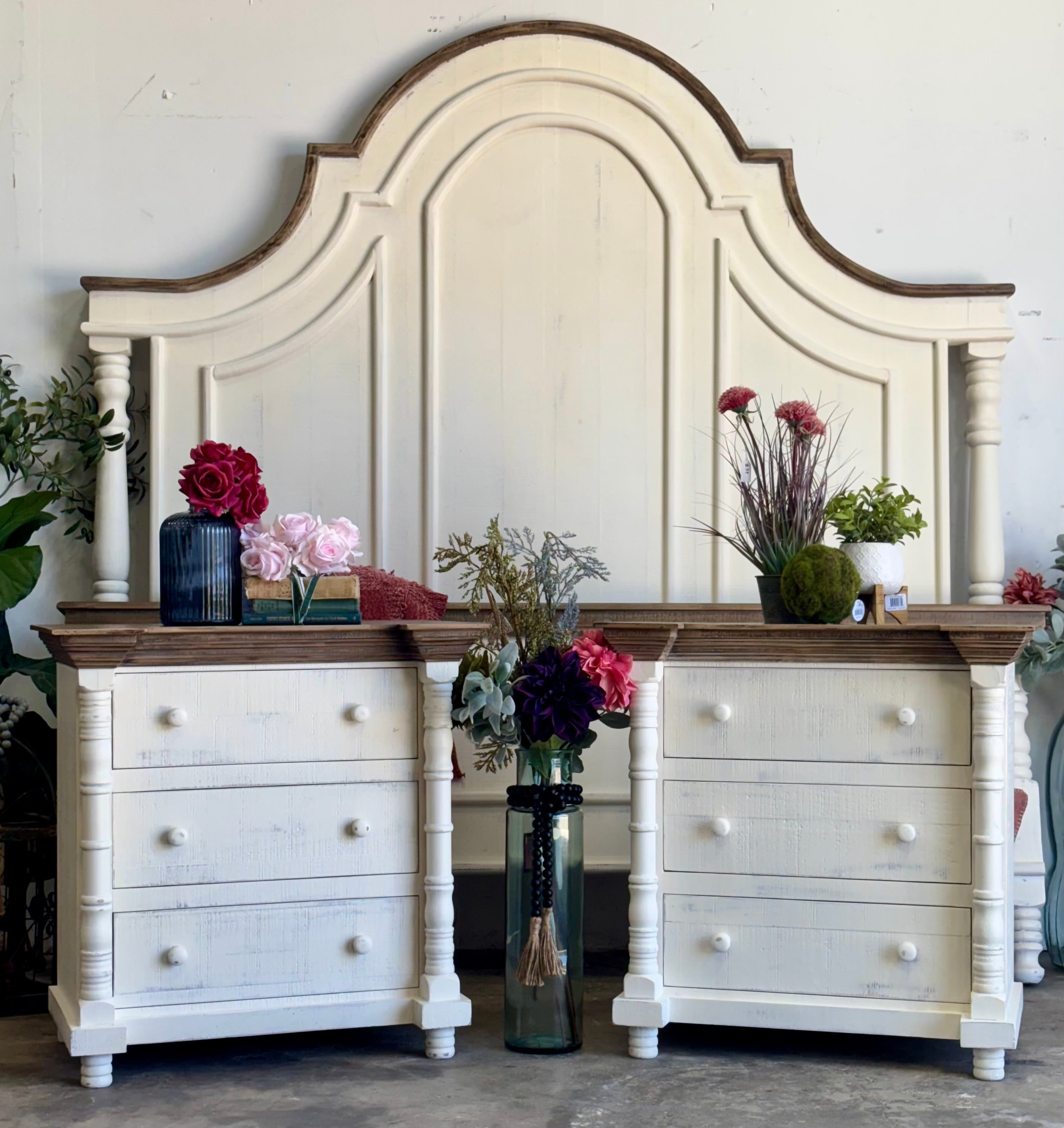 Madison Nightstand-Creamy Linen™/Sandstone