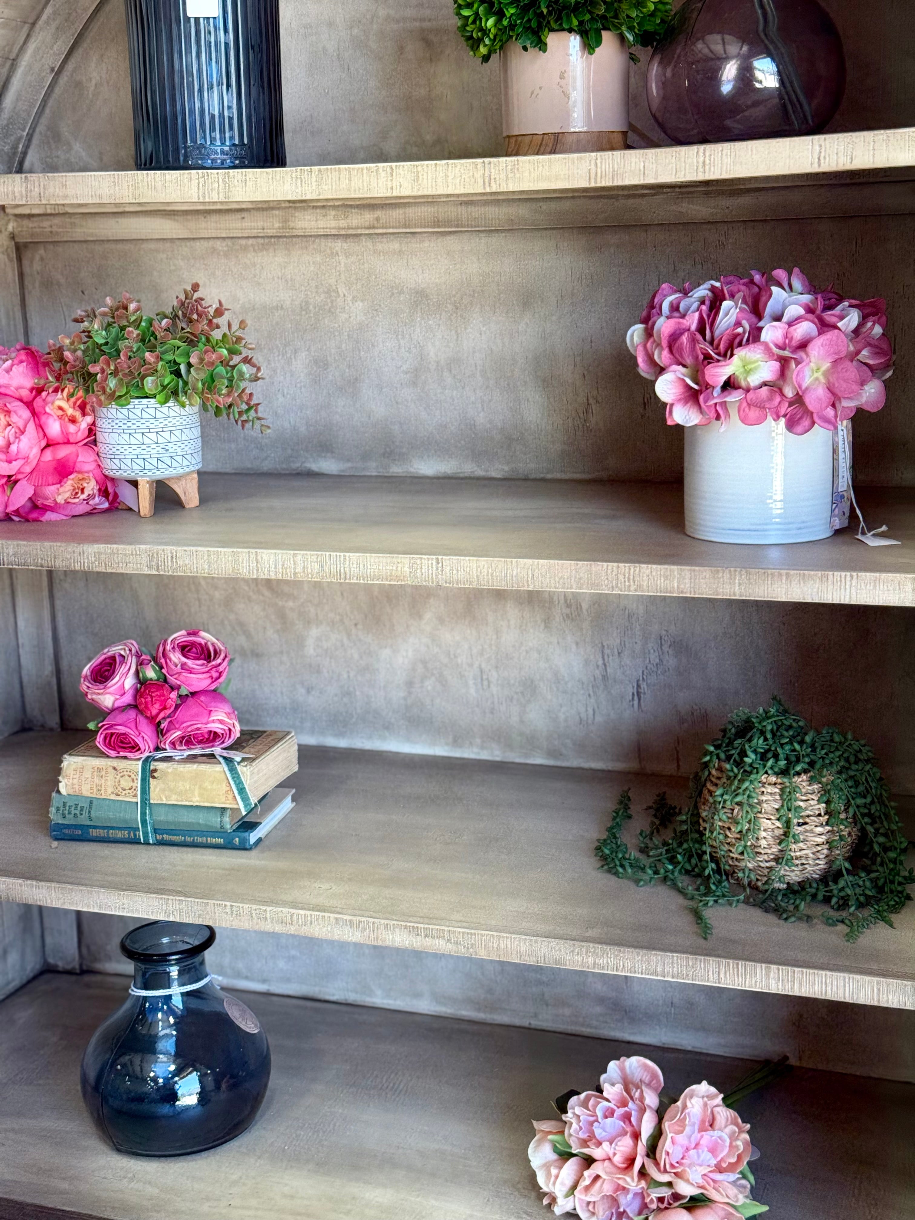 Rose Domed Vitrine-Honeywood™/Dove