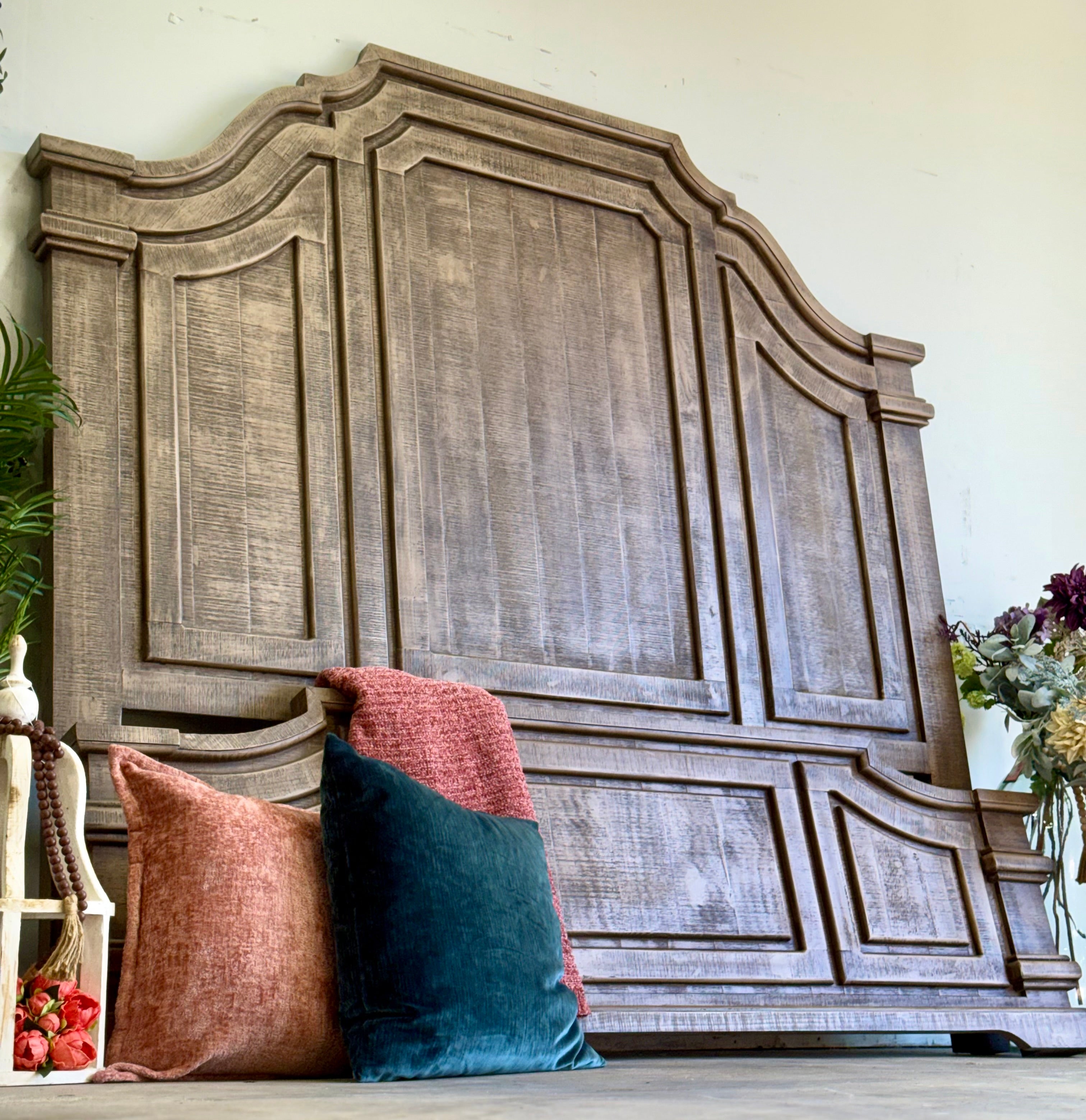 Eden King Bed-Sandstone